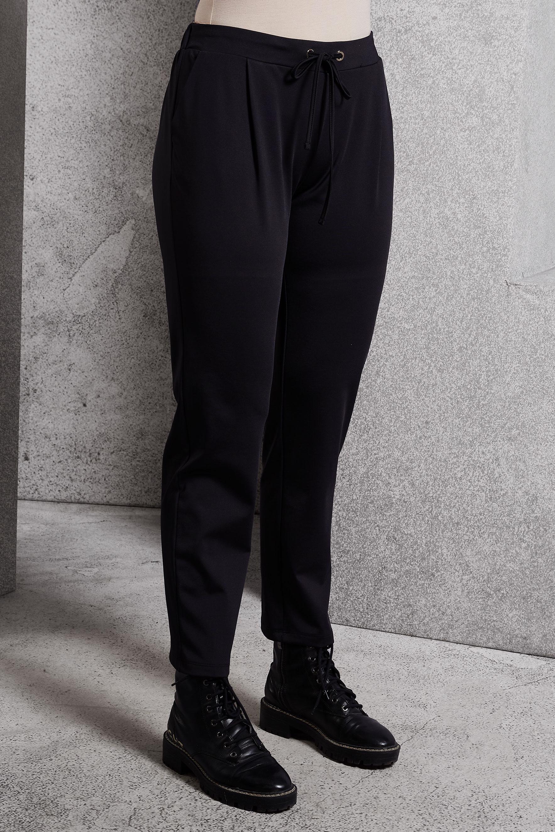 Vêtements hijab NOIR PANTALON À TAILLE ÉLASTIQUE 70809