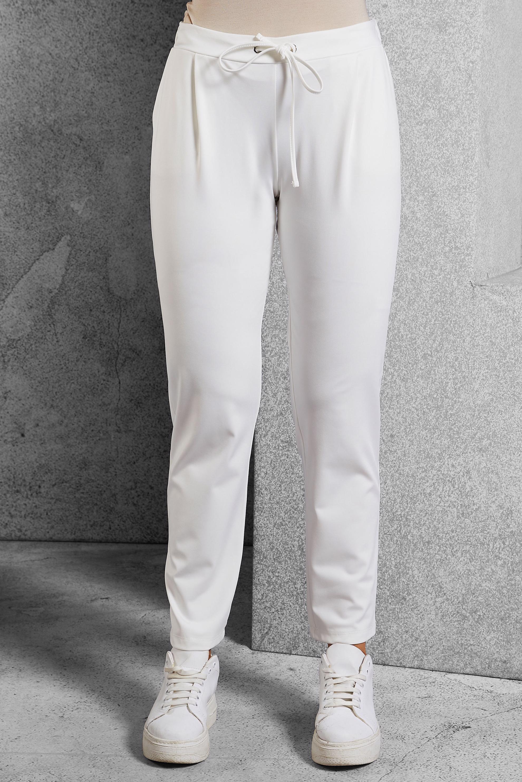 Vêtements hijab BLANC PANTALON À TAILLE ÉLASTIQUE 70809