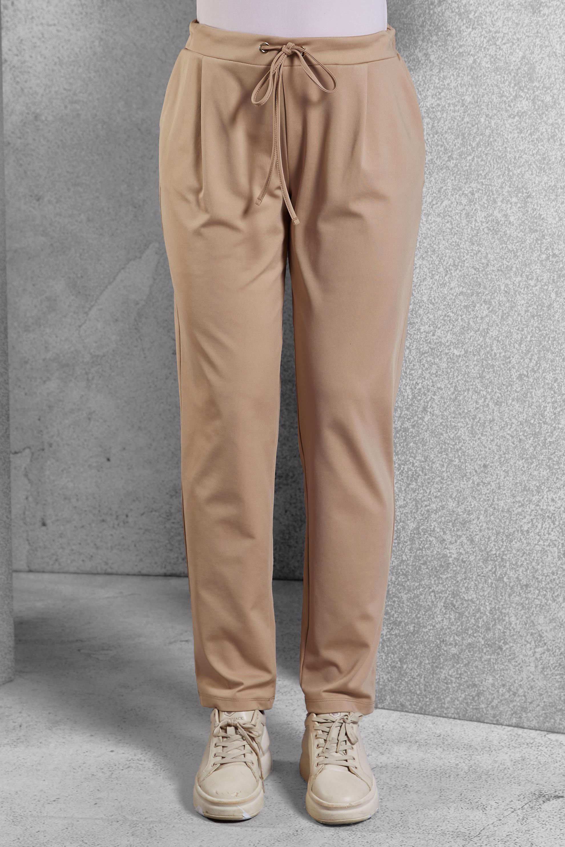 Vêtements hijab BRUN PANTALON À TAILLE ÉLASTIQUE 70809