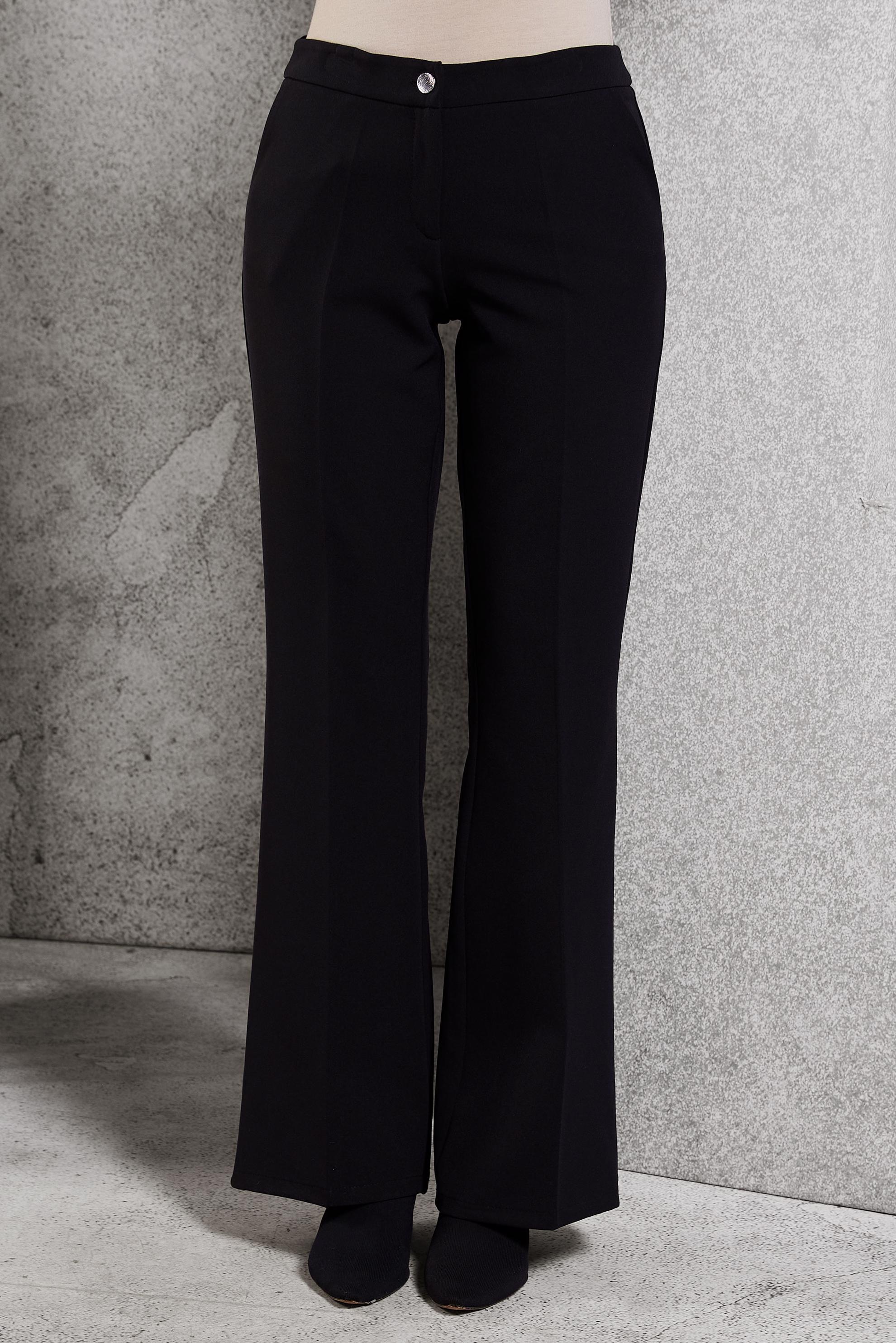 Tesettür giyim SİYAH İSPANYOL PAÇA PANTOLON 70810