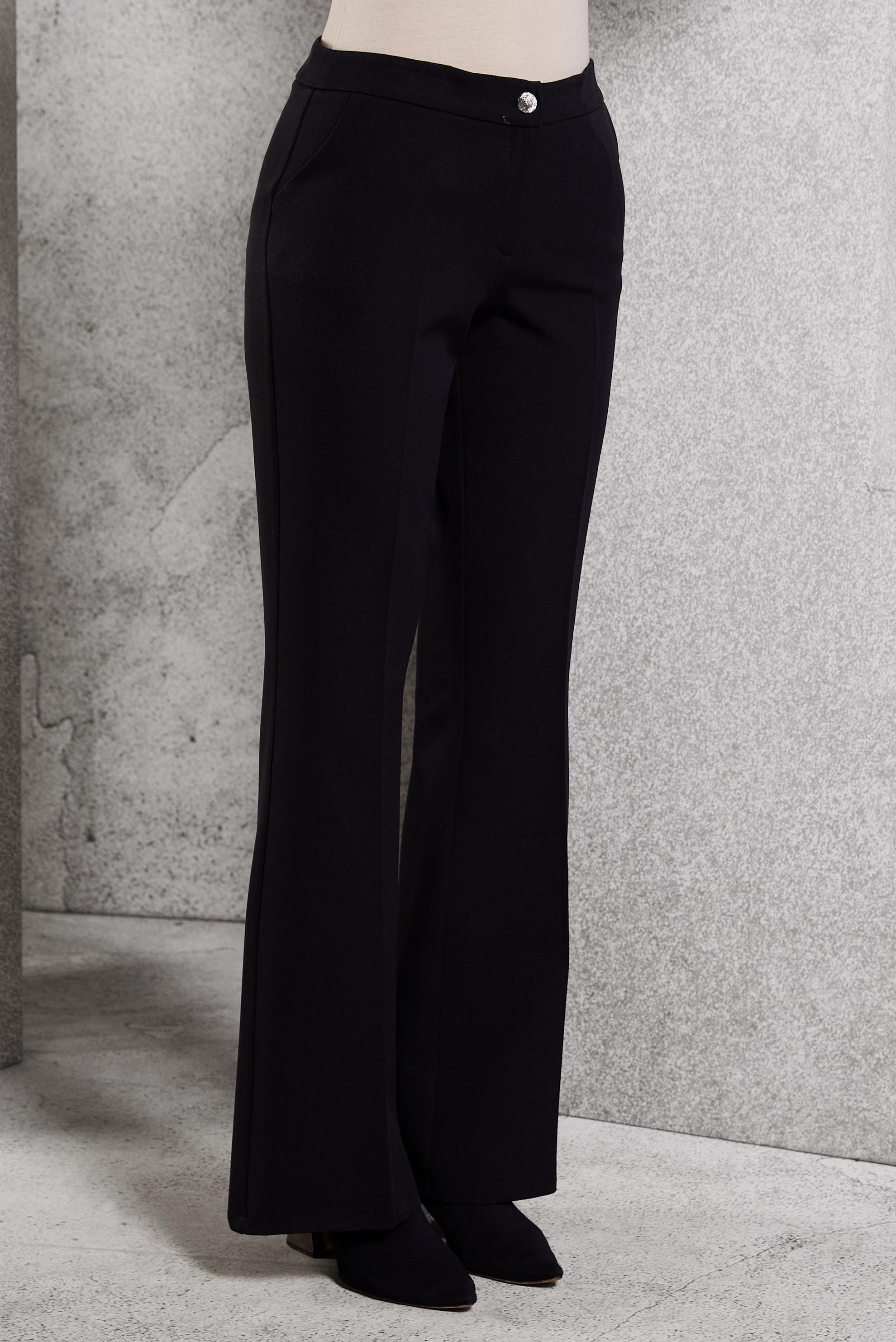 Tesettür giyim SİYAH İSPANYOL PAÇA PANTOLON 70810