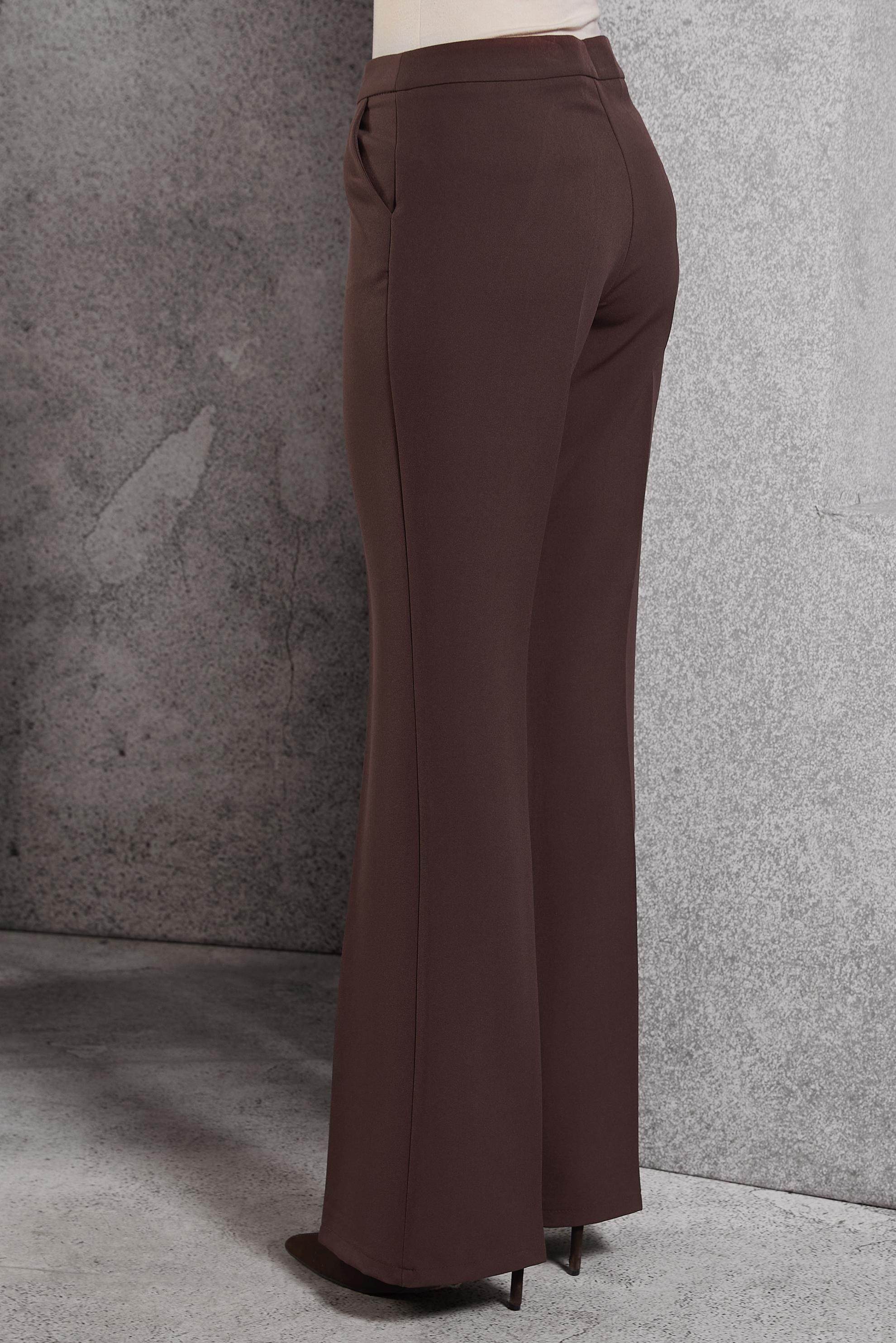 Vêtements hijab BRUN PANTALON ÉVASÉ 70810