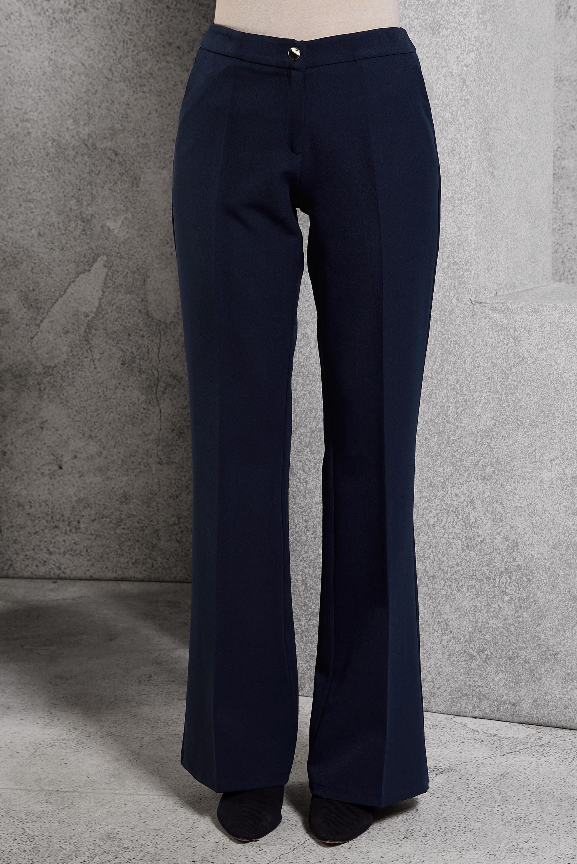 Tesettür giyim LACİVERT İSPANYOL PAÇA PANTOLON 70810