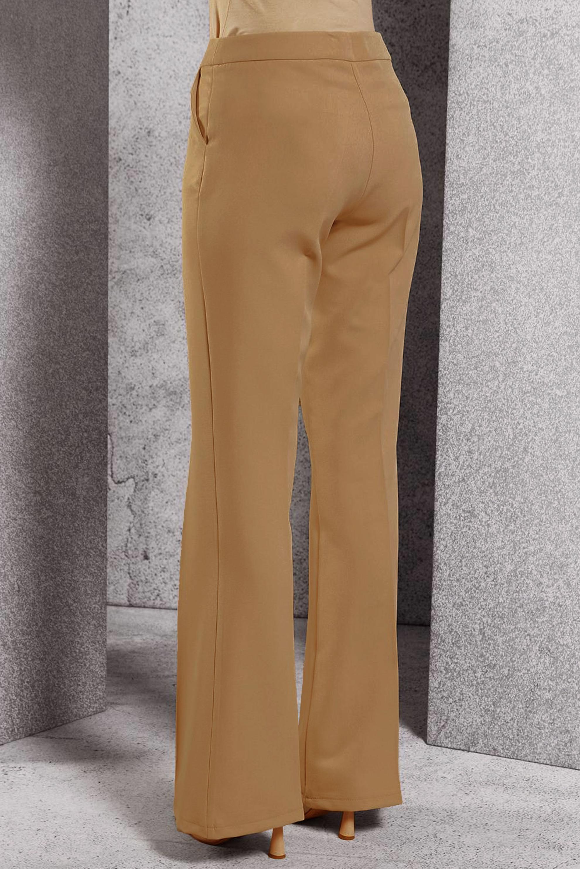 Tesettür giyim KAHVE İSPANYOL PAÇA PANTOLON 70810