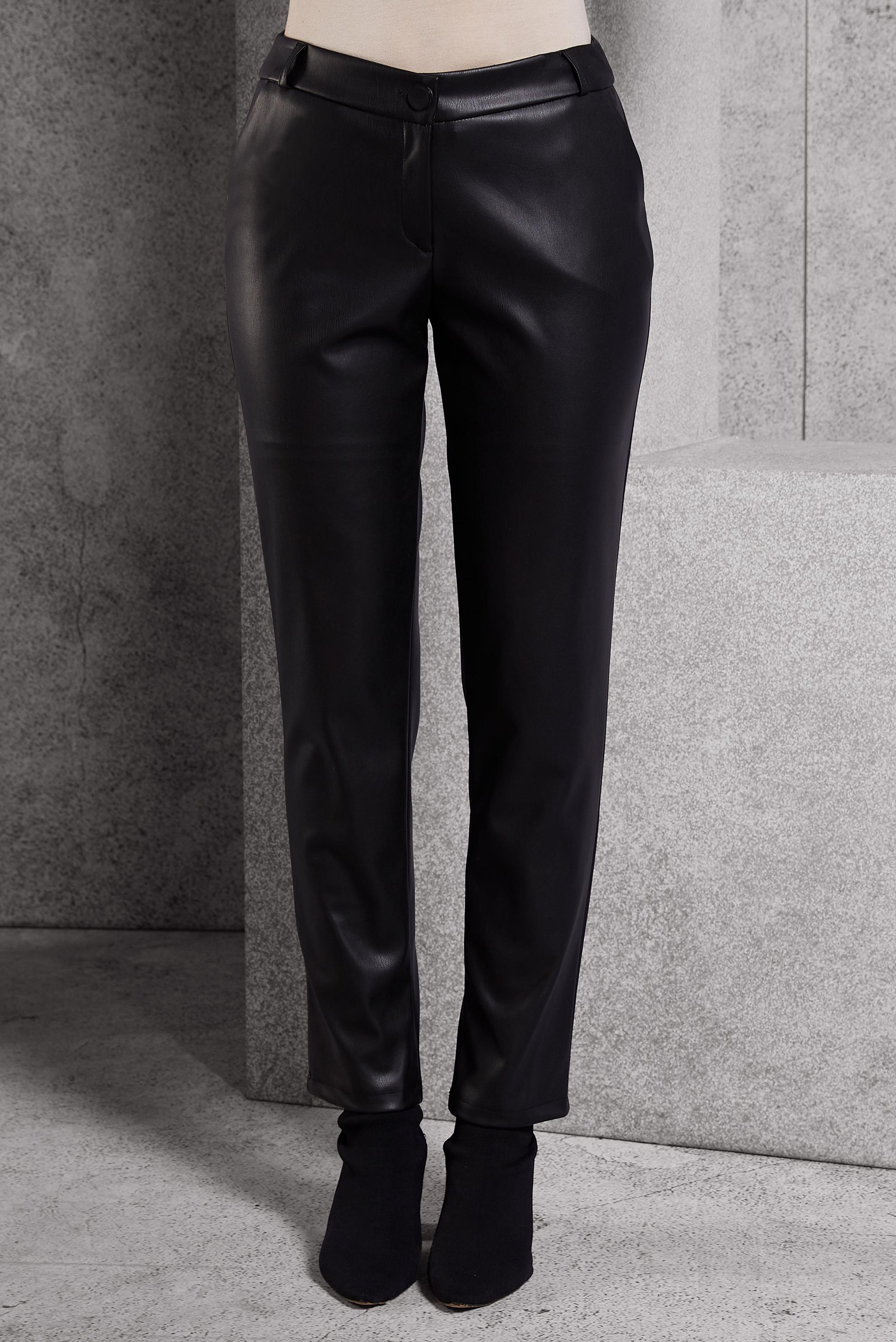 Vêtements hijab NOIR PANTALON EN SIMILI CUIR 70811