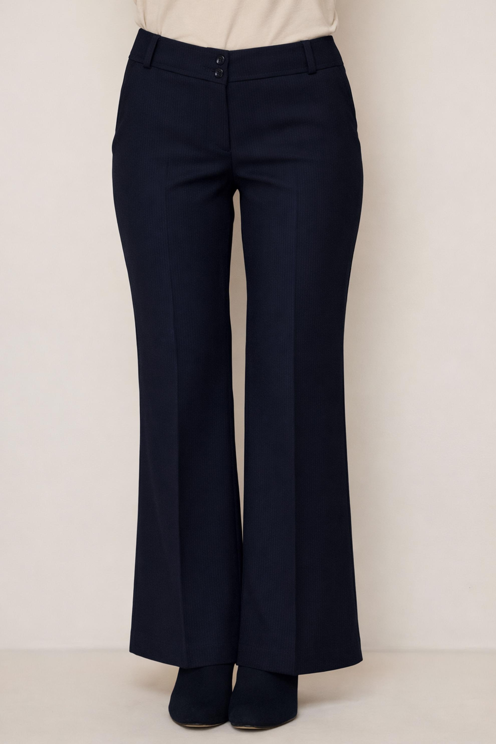 Tesettür giyim LACİVERT İSPANYOL PAÇA PANTOLON 70812