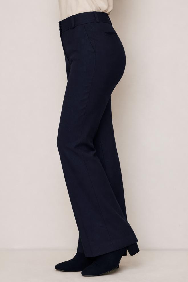 Tesettür giyim LACİVERT İSPANYOL PAÇA PANTOLON 70812 - ALVİNA