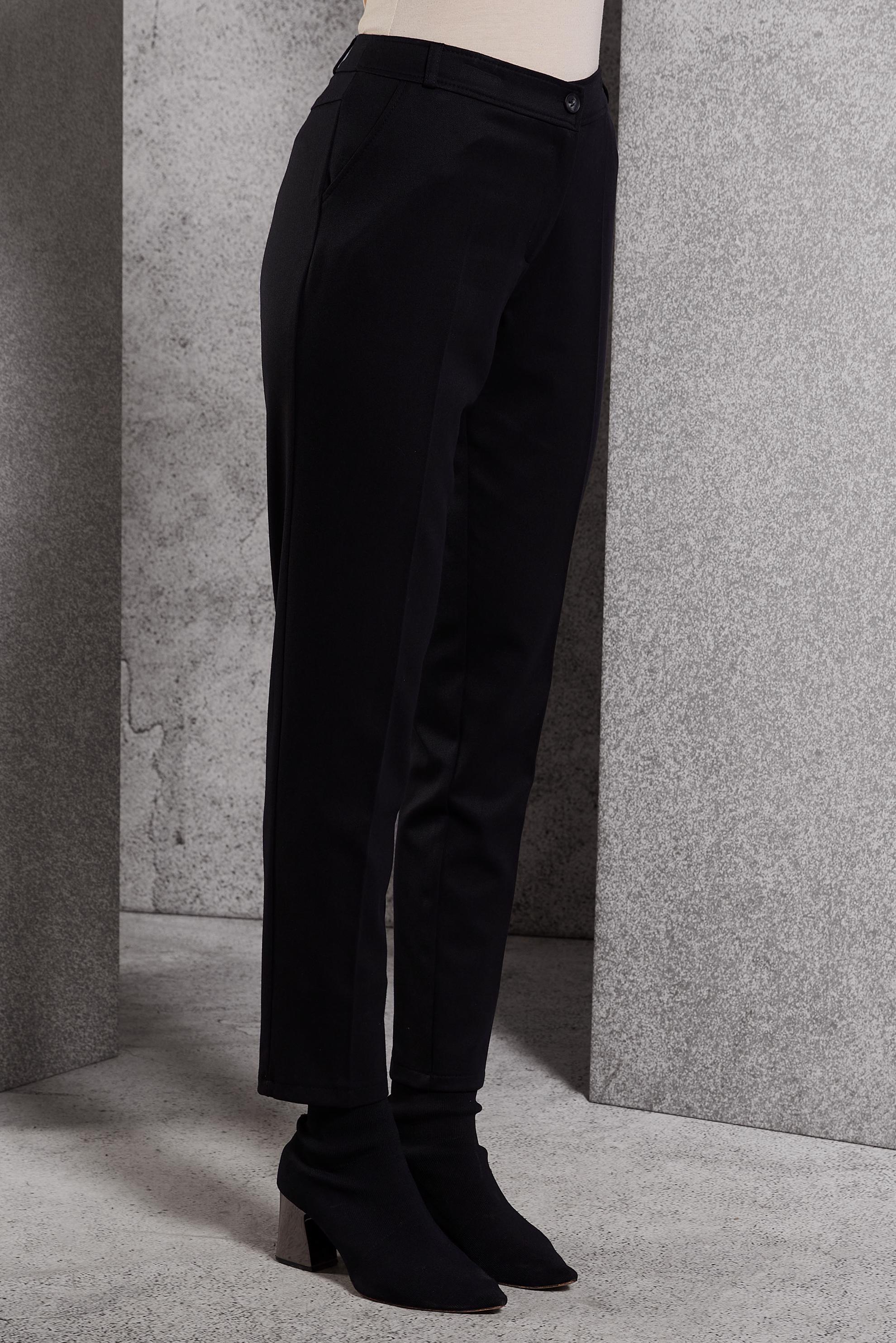 Tesettür giyim SİYAH DÜZ PAÇA PANTOLON 70813