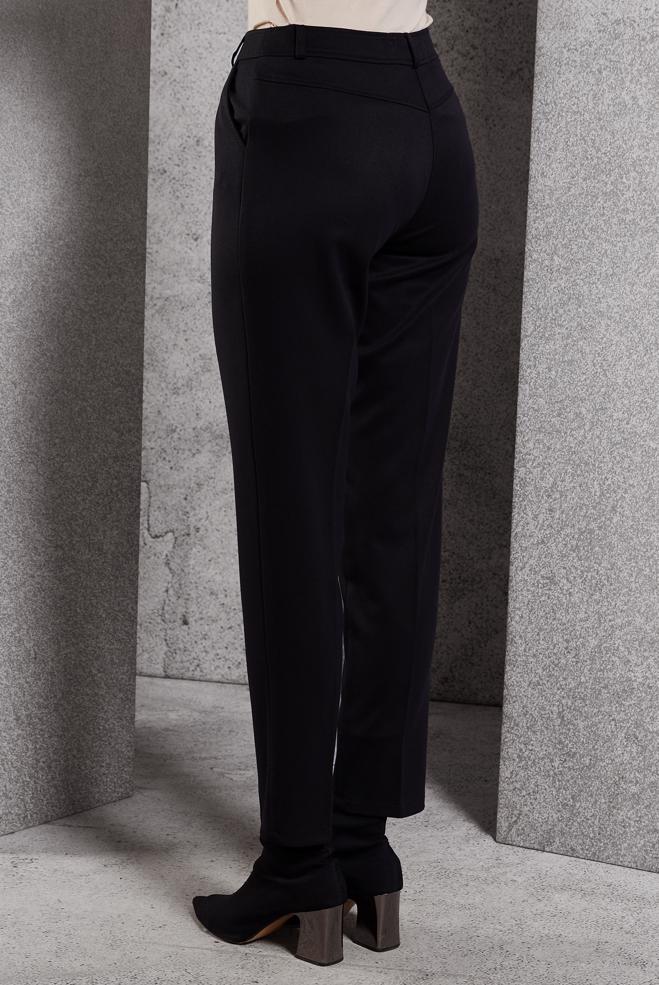 Vêtements hijab NOIR PANTALON COUPE DROITE 70813 - ALVİNA