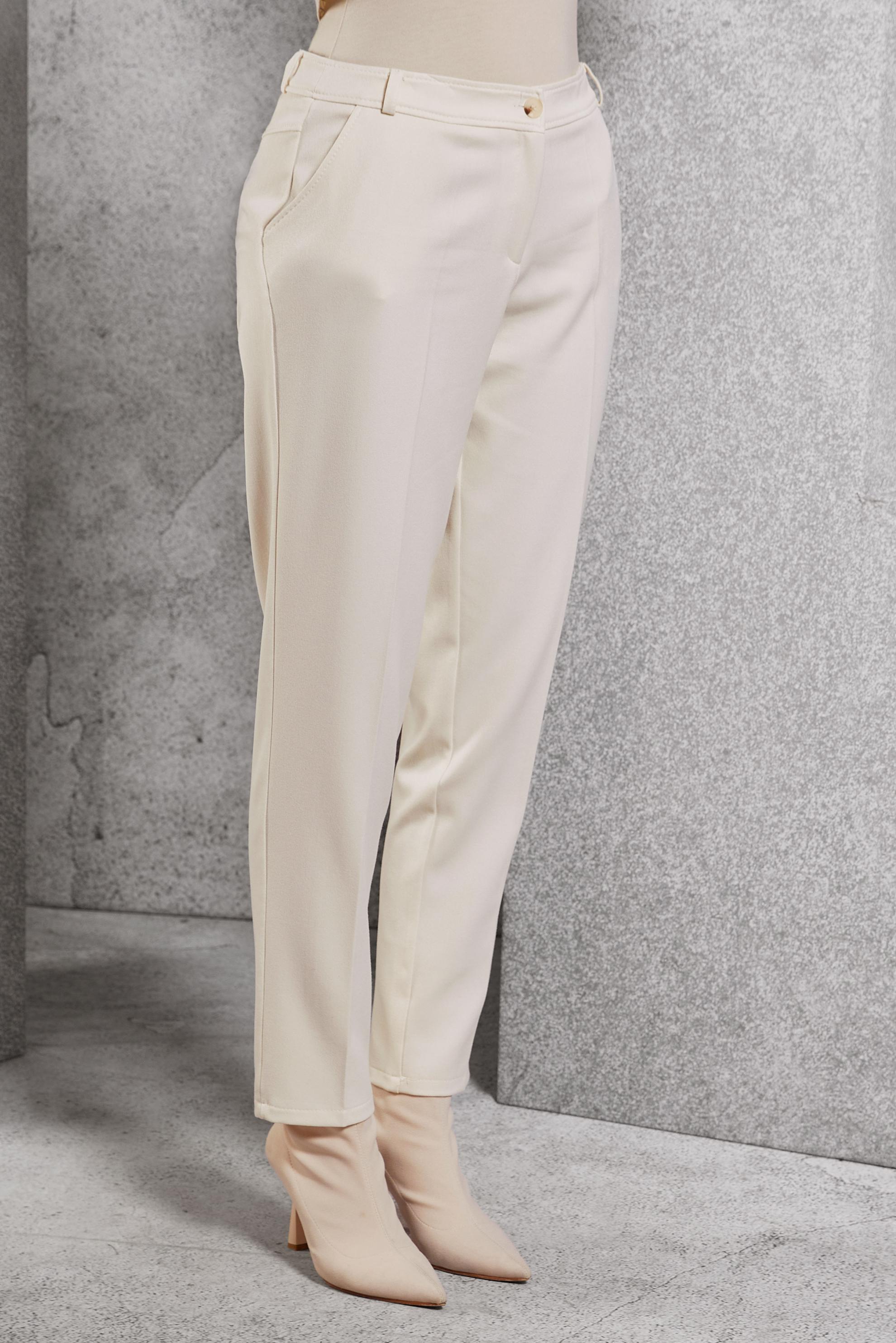 Hijab clothing ECRU STRAIGHT CUT PANTS 70813