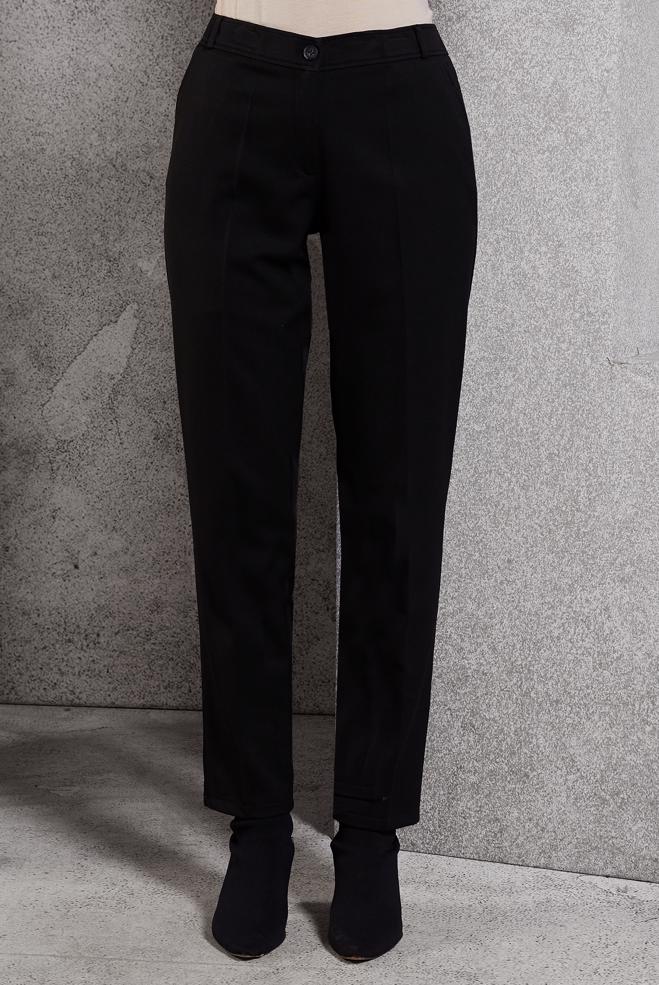 Vêtements hijab NOIR PANTALON COUPE DROITE 70813-1 - ALVİNA