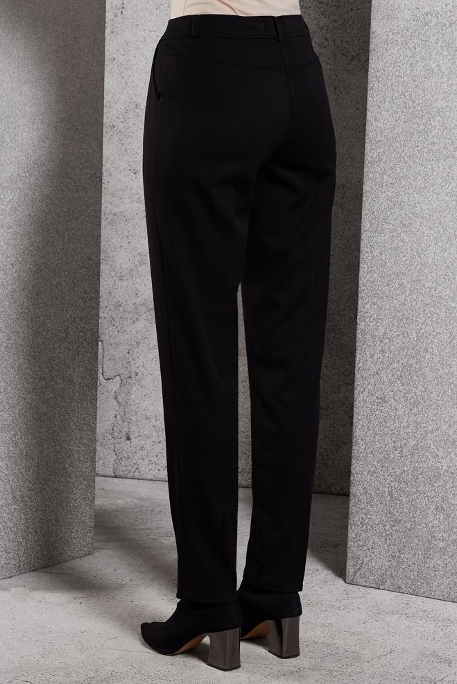 Vêtements hijab NOIR PANTALON COUPE DROITE 70813-1 - ALVİNA