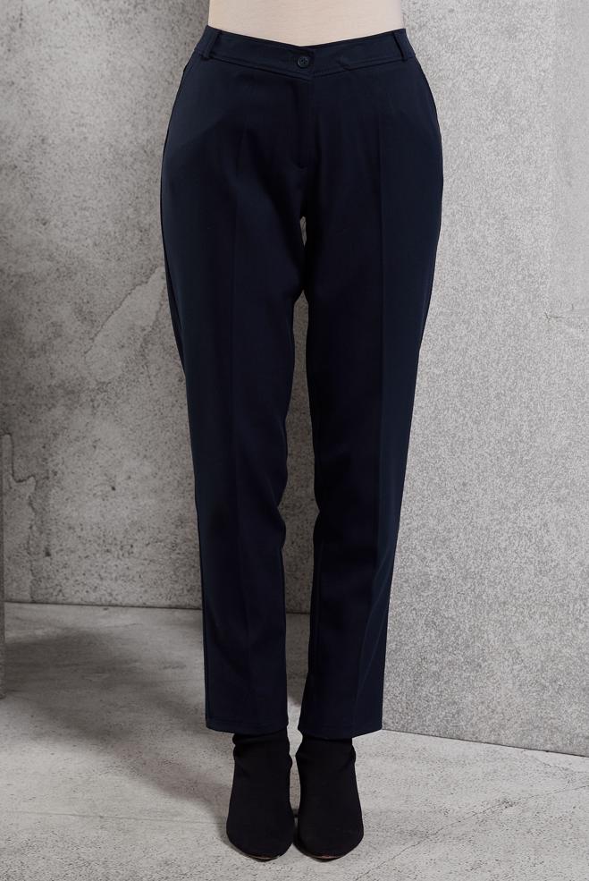 Vêtements hijab BLEU MARINE PANTALON COUPE DROITE 70813-1 - ALVİNA