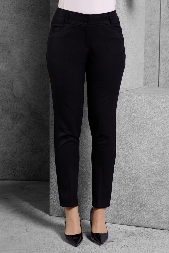 Vêtements hijab NOIR PANTALON À JAMBE SKINNY 70814 - ALVİNA