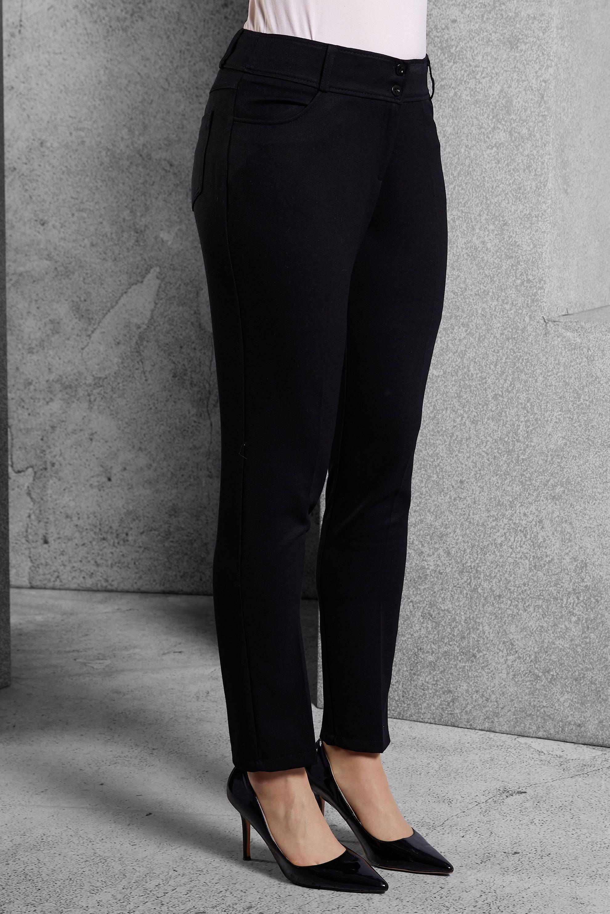 Vêtements hijab NOIR PANTALON À JAMBE SKINNY 70814