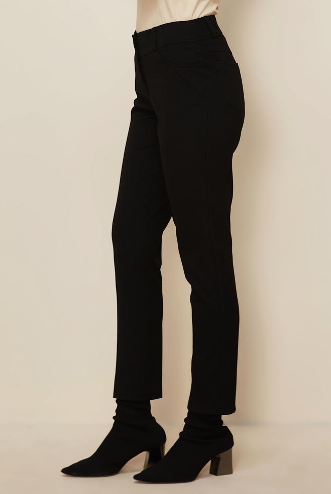 Vêtements hijab NOIR PANTALON SKINNY 70814-1 - ALVİNA