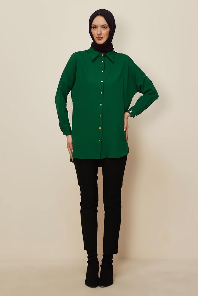 Vêtements hijab NOIR PANTALON SKINNY 70814-1 - ALVİNA