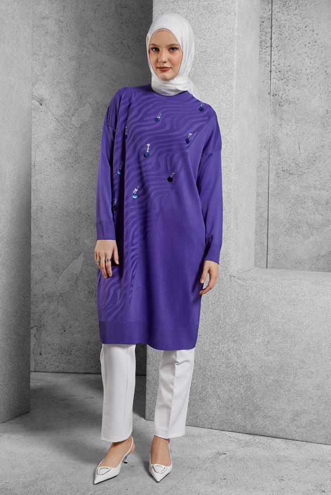 Vêtements hijab BLANC PANTALON TAILLE HAUTE 70816 - ALVİNA