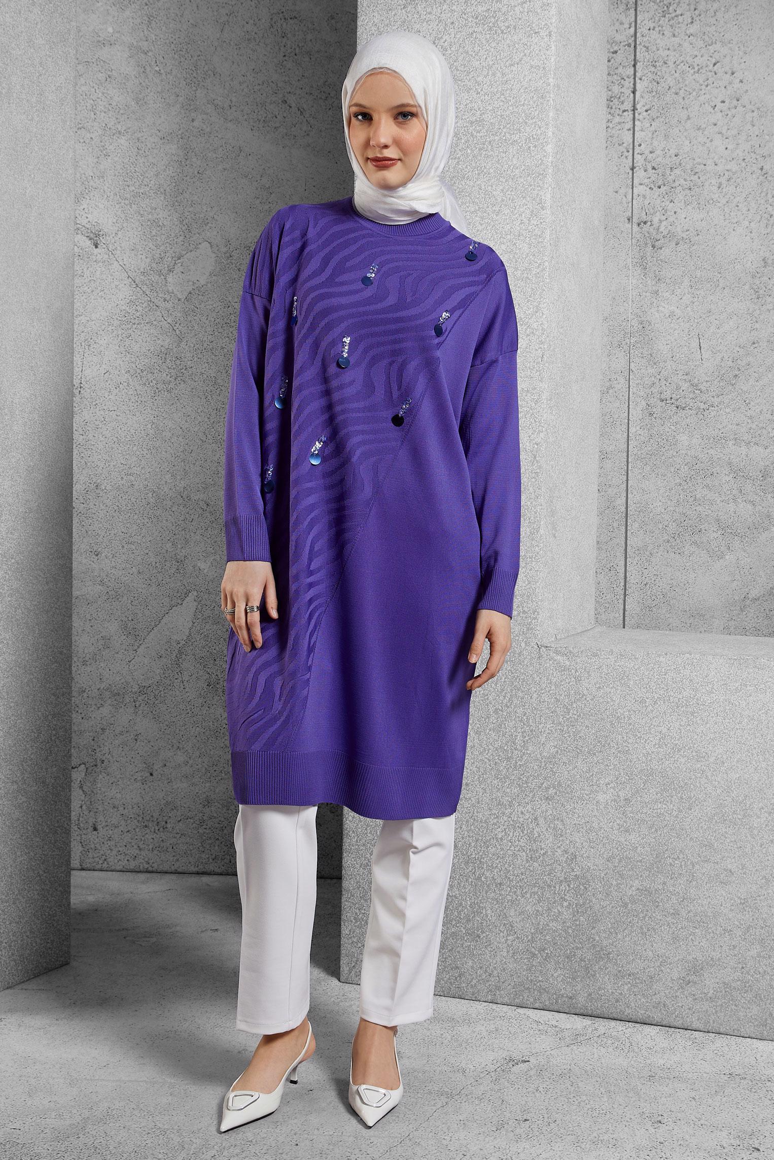 Vêtements hijab BLANC PANTALON TAILLE HAUTE 70816