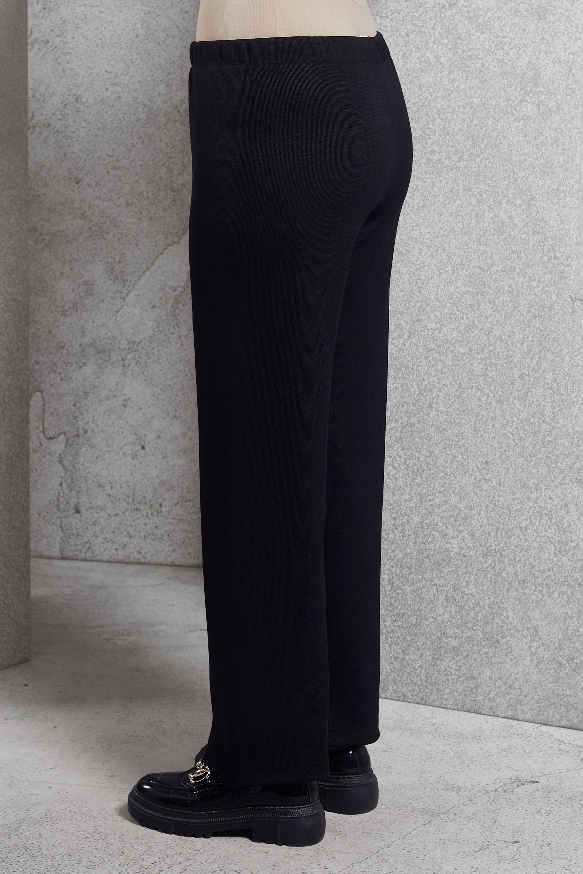 Tesettür giyim SİYAH BELİ LASTİKLİ PANTOLON 70817