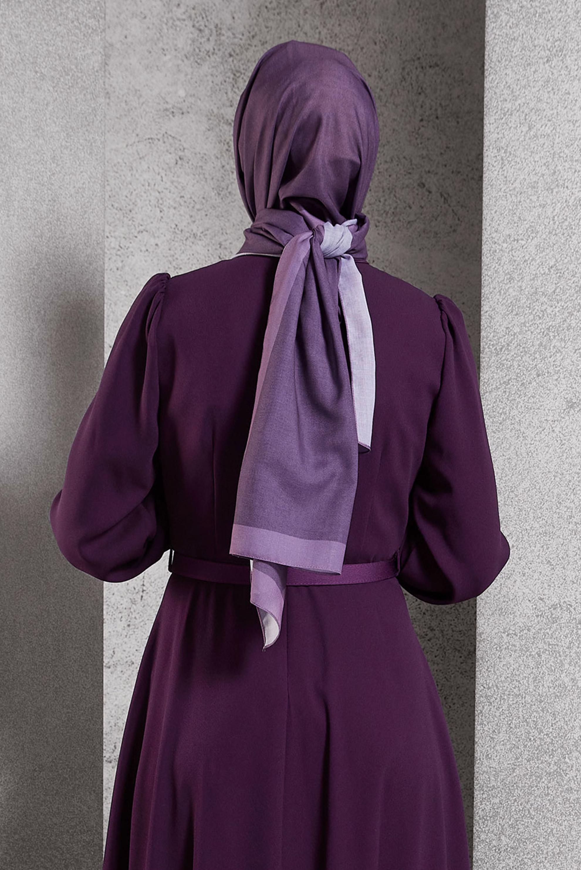 Tesettür giyim MOR ALVİNA SOFT ŞAL 8501
