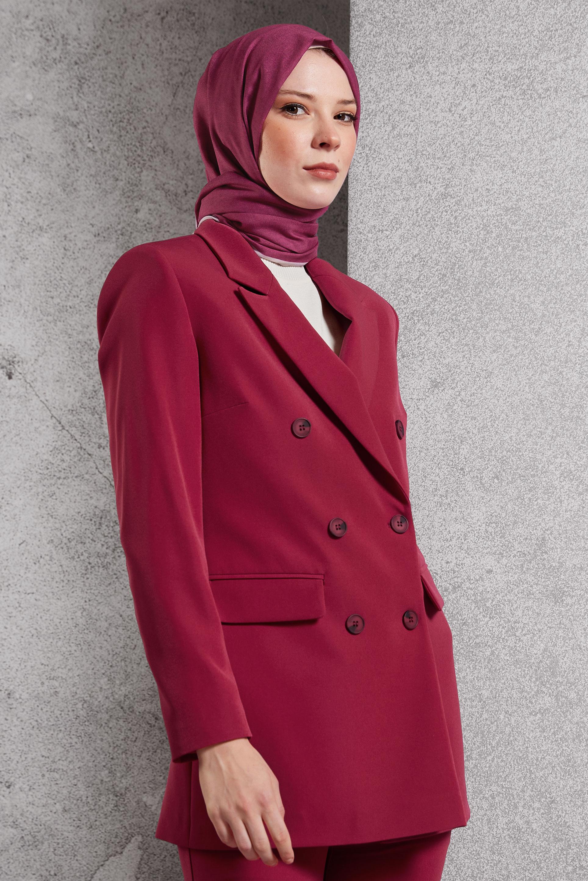Tesettür giyim FUŞYA ALVİNA SOFT ŞAL 8501