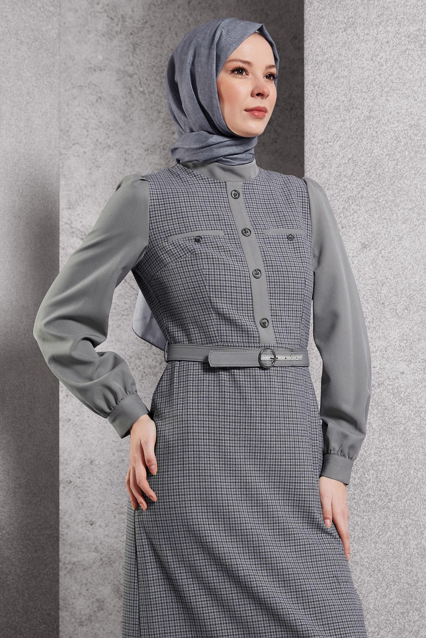 Tesettür giyim GÜMÜŞ ALVİNA SOFT ŞAL 8501