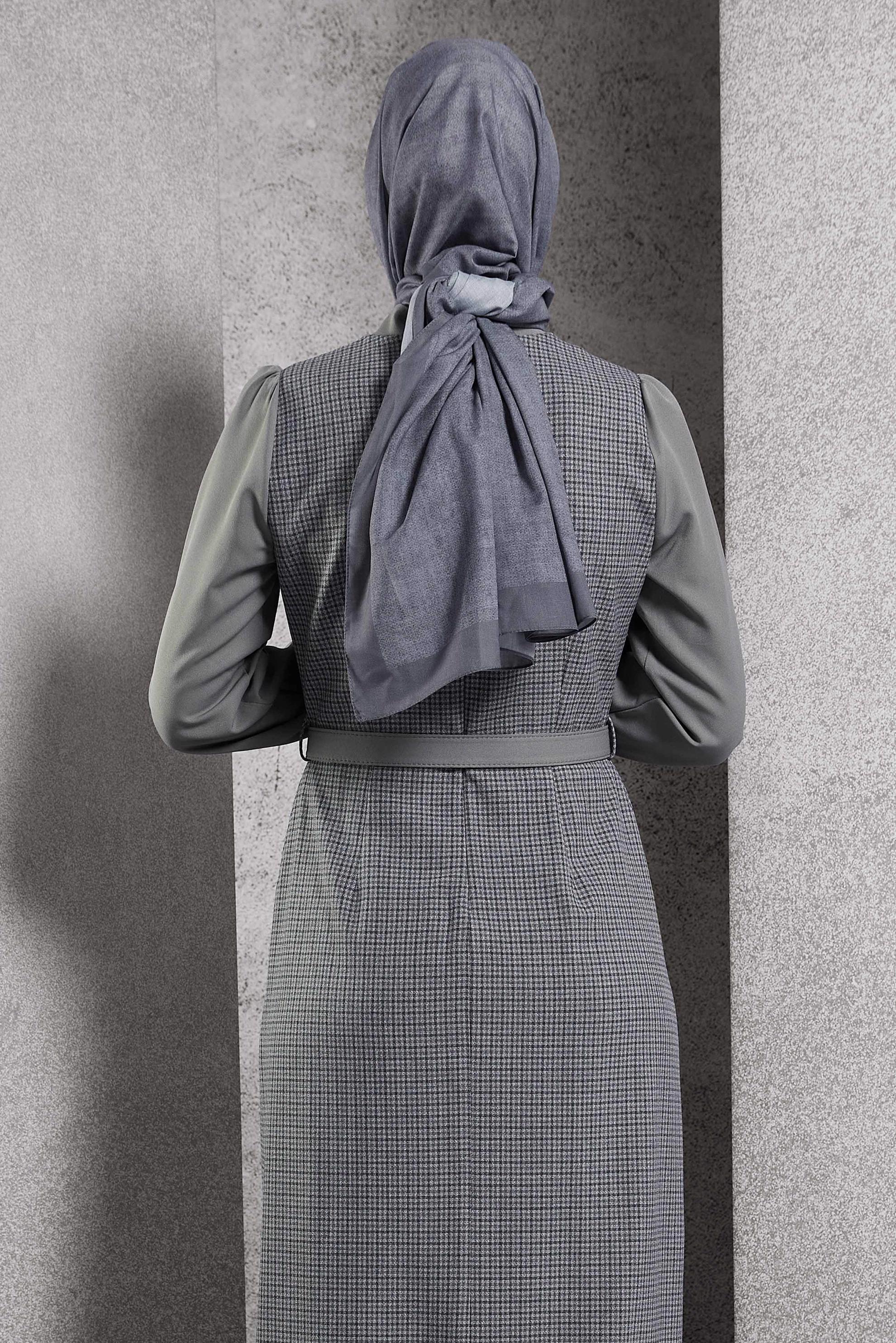 Tesettür giyim GÜMÜŞ ALVİNA SOFT ŞAL 8501