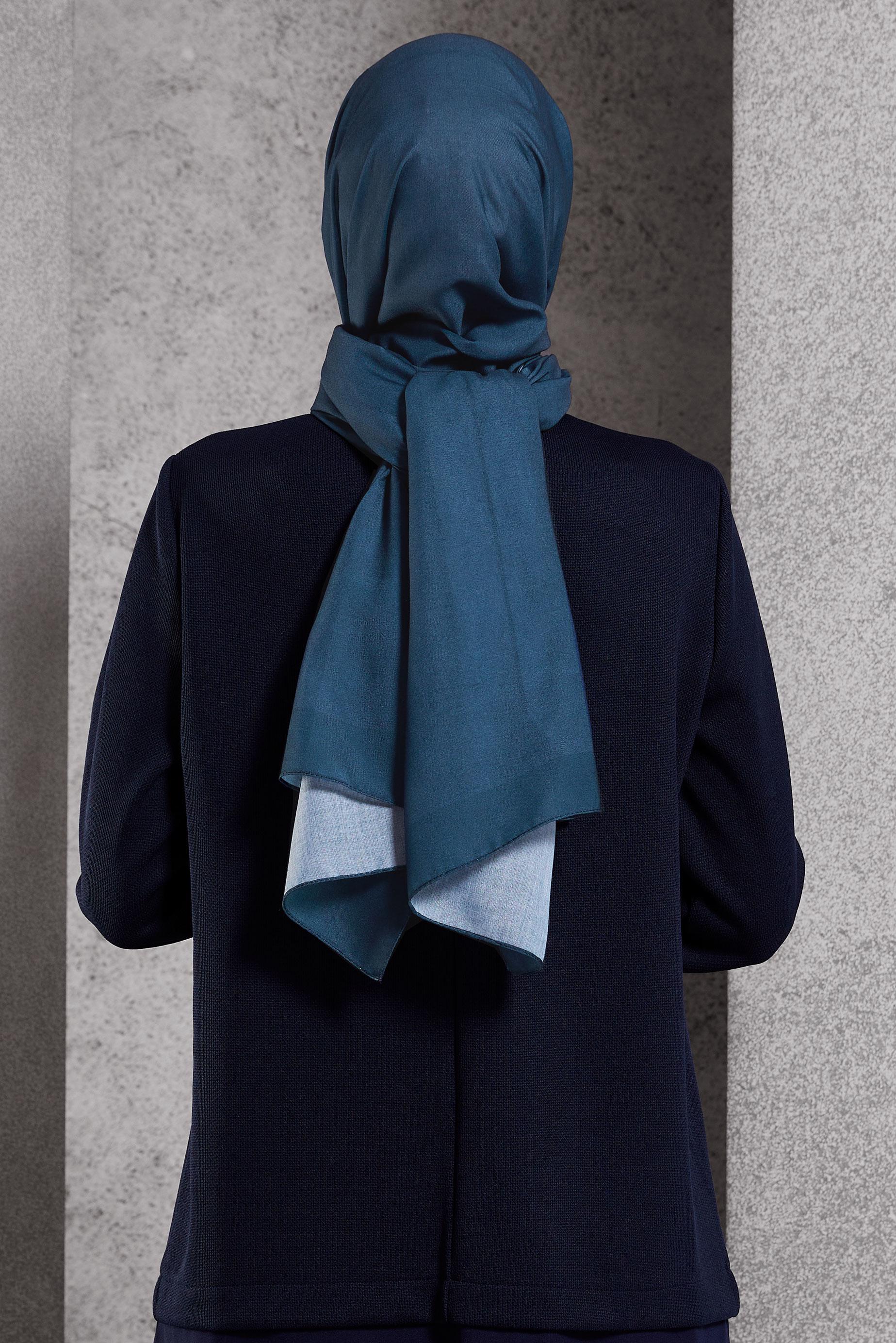 Tesettür giyim LACİVERT ALVİNA SOFT ŞAL 8501