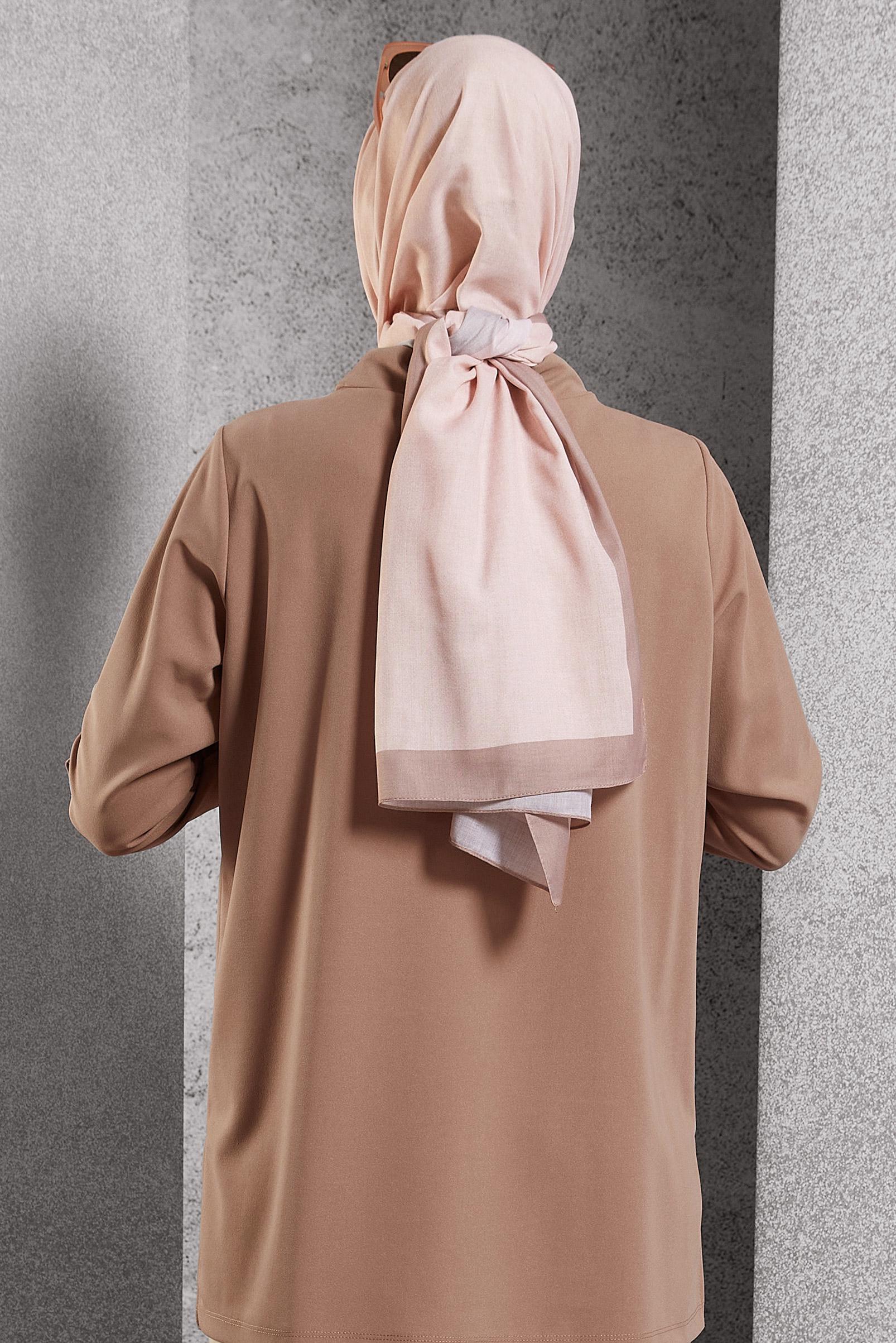 Vêtements hijab BEIGE CHÂLE ALVINA 8501