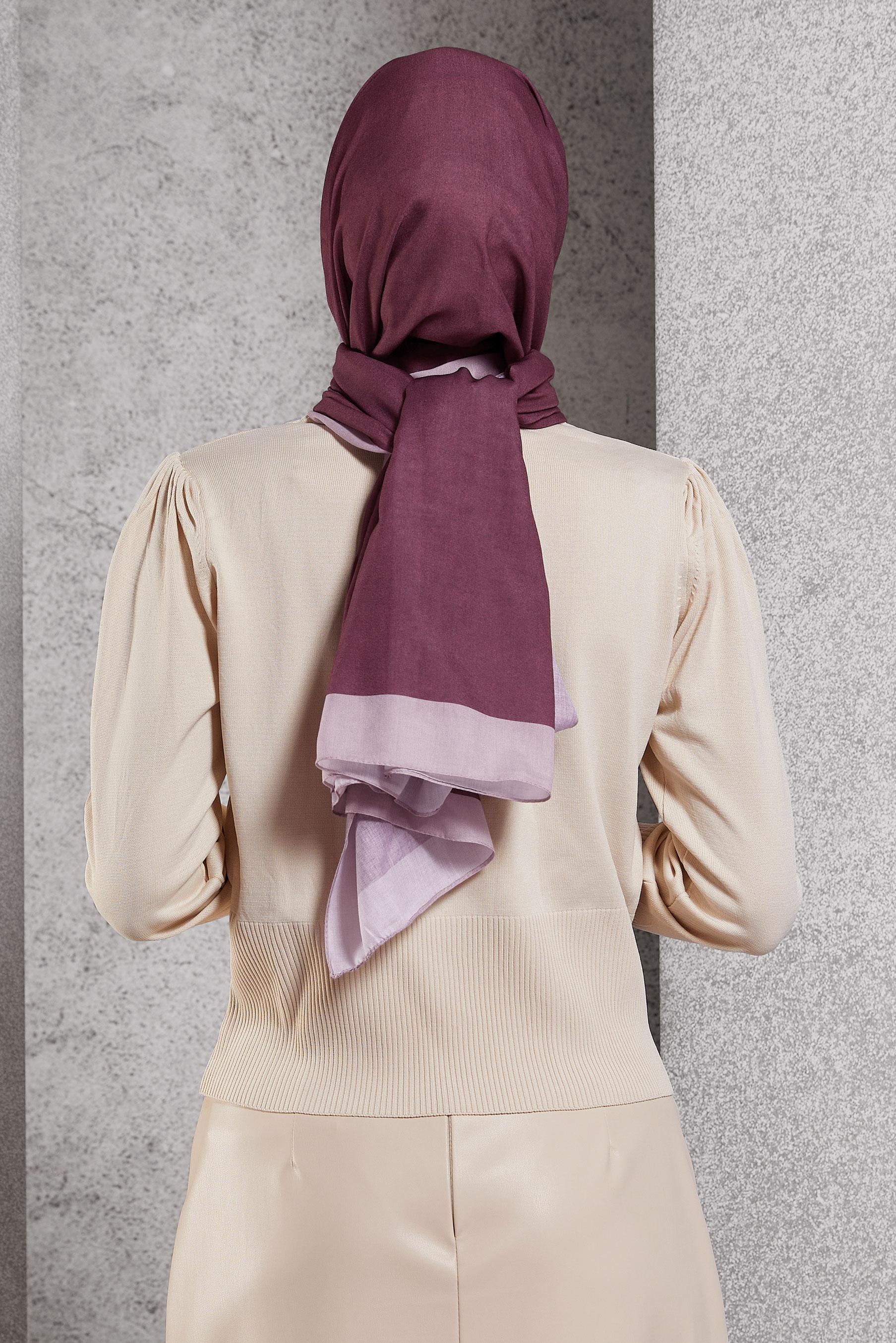 Tesettür giyim BORDO ALVİNA SOFT ŞAL 8501