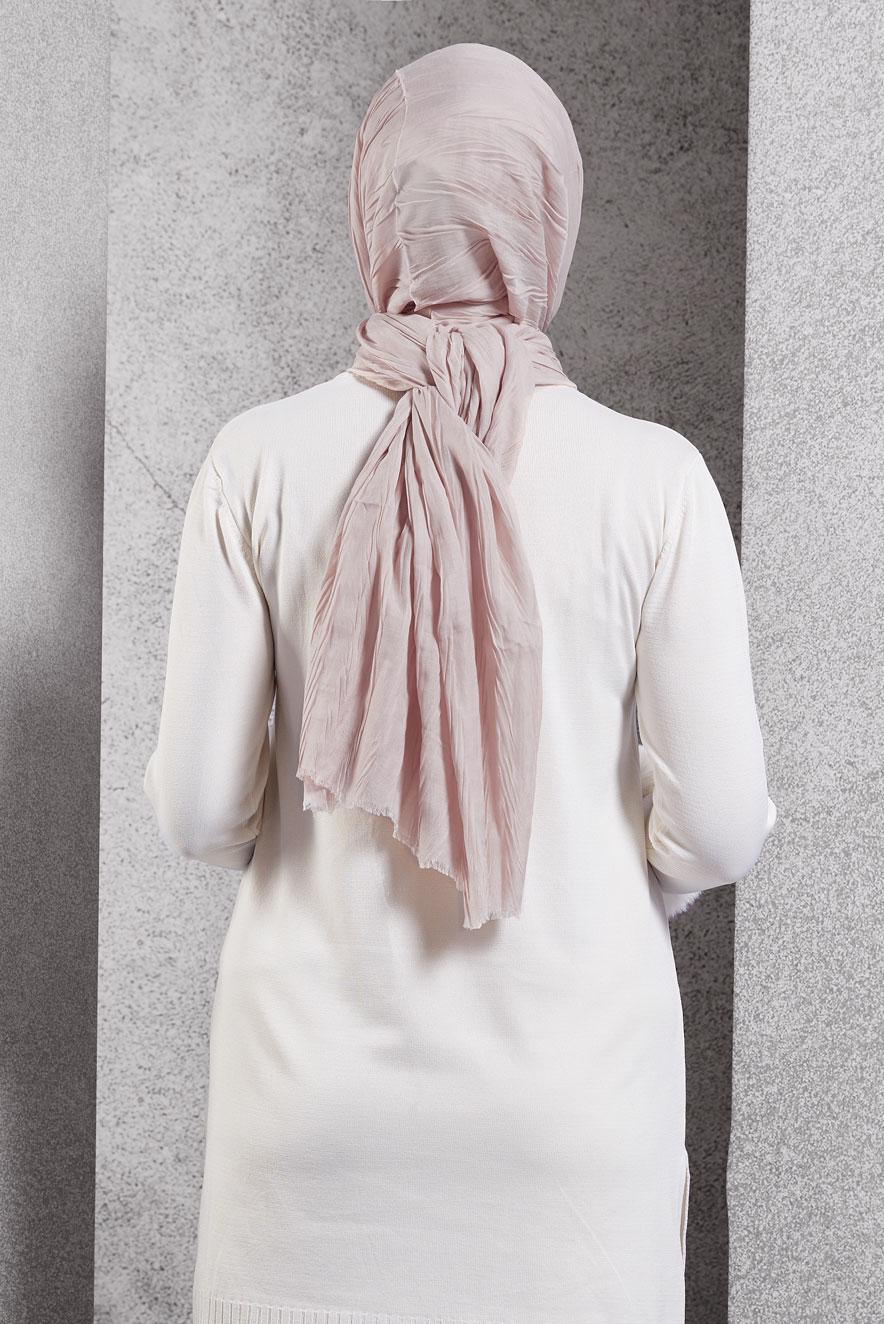Vêtements hijab BEIGE CHÂLE ALVINA 8502