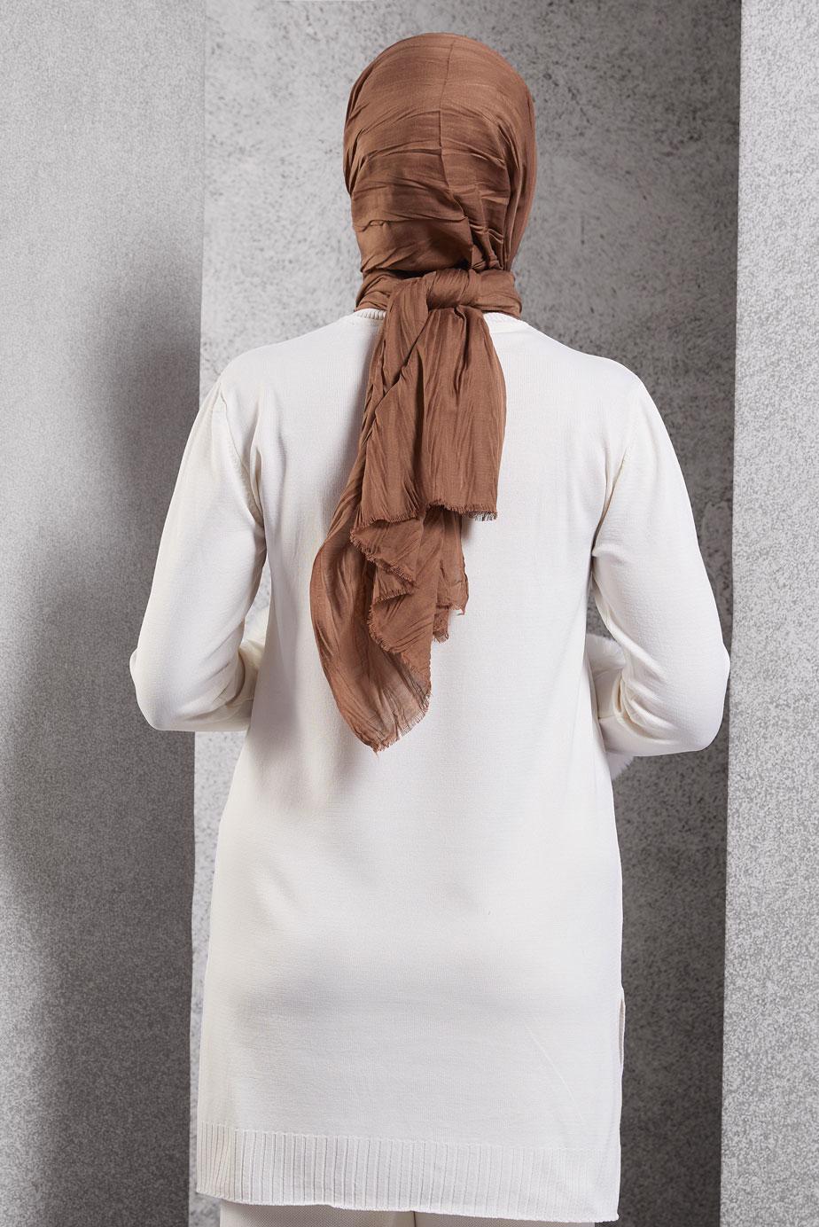 Vêtements hijab BRUN CHÂLE ALVINA 8502
