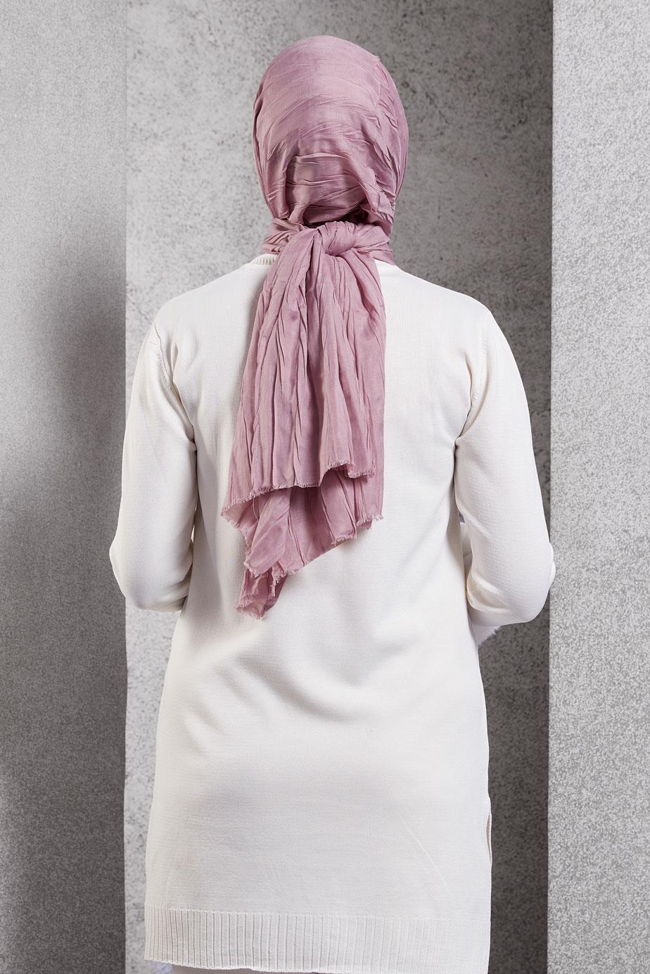 Vêtements hijab POUDRE CHÂLE ALVINA 8502