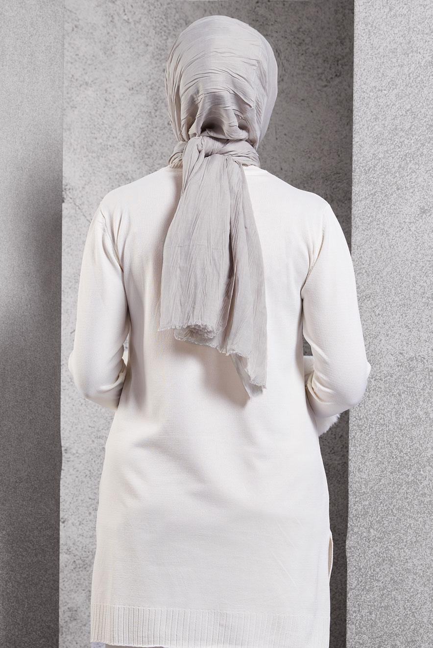 Vêtements hijab BEIGE CHÂLE ALVINA 8502