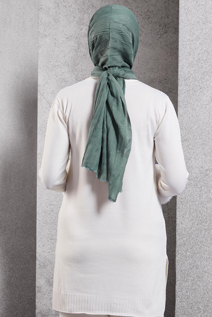 Vêtements hijab VERT CHÂLE ALVINA 8502