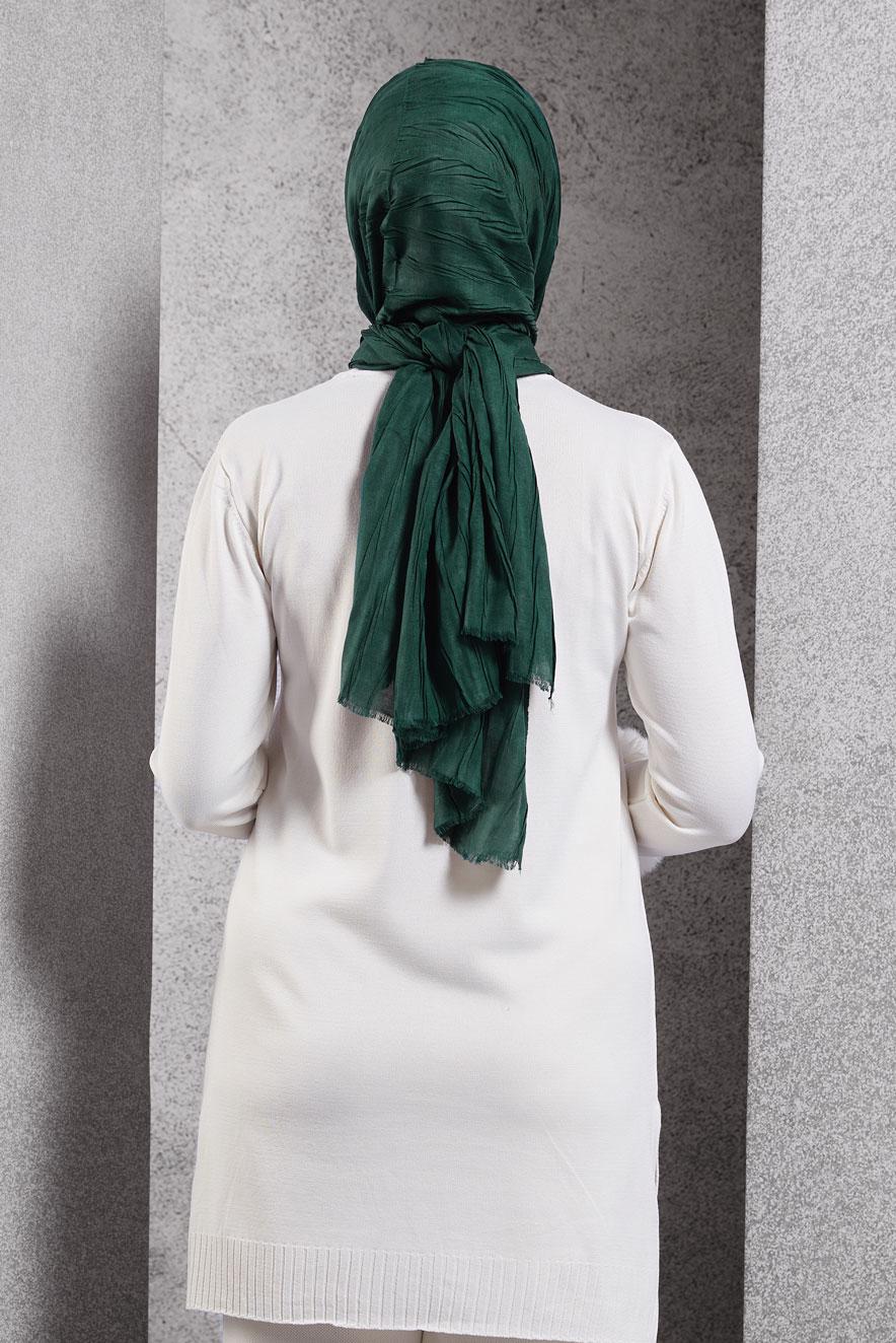 Vêtements hijab VERT CHÂLE ALVINA 8502