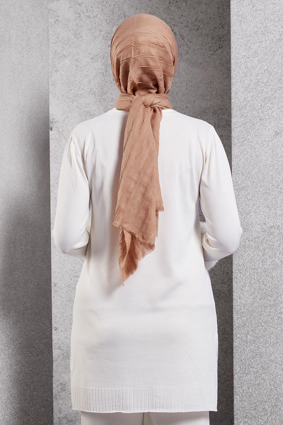 Vêtements hijab BRUN CHÂLE ALVINA 8502