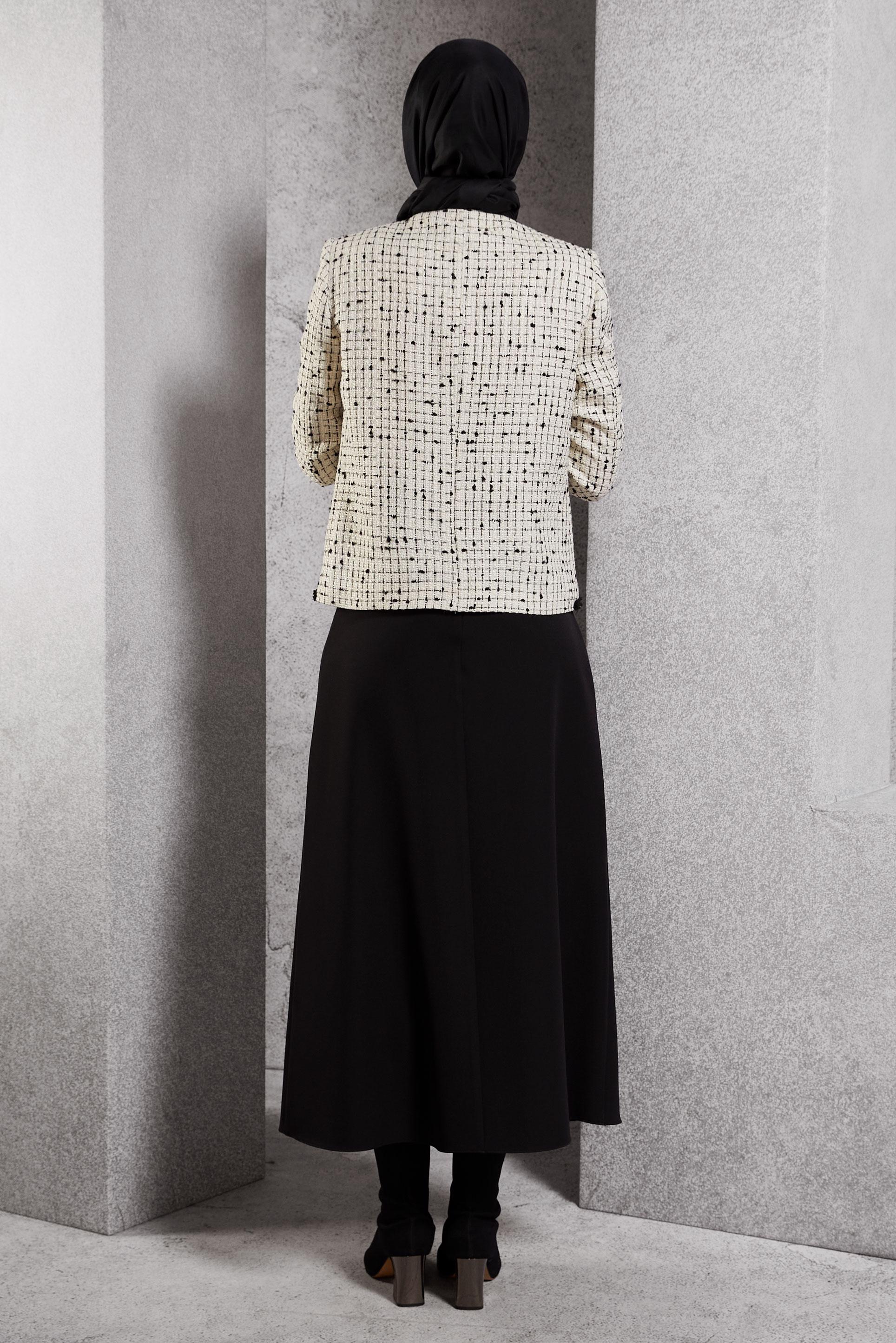 Vêtements hijab BEIGE COSTUME À JUPE EN TWEED 30500