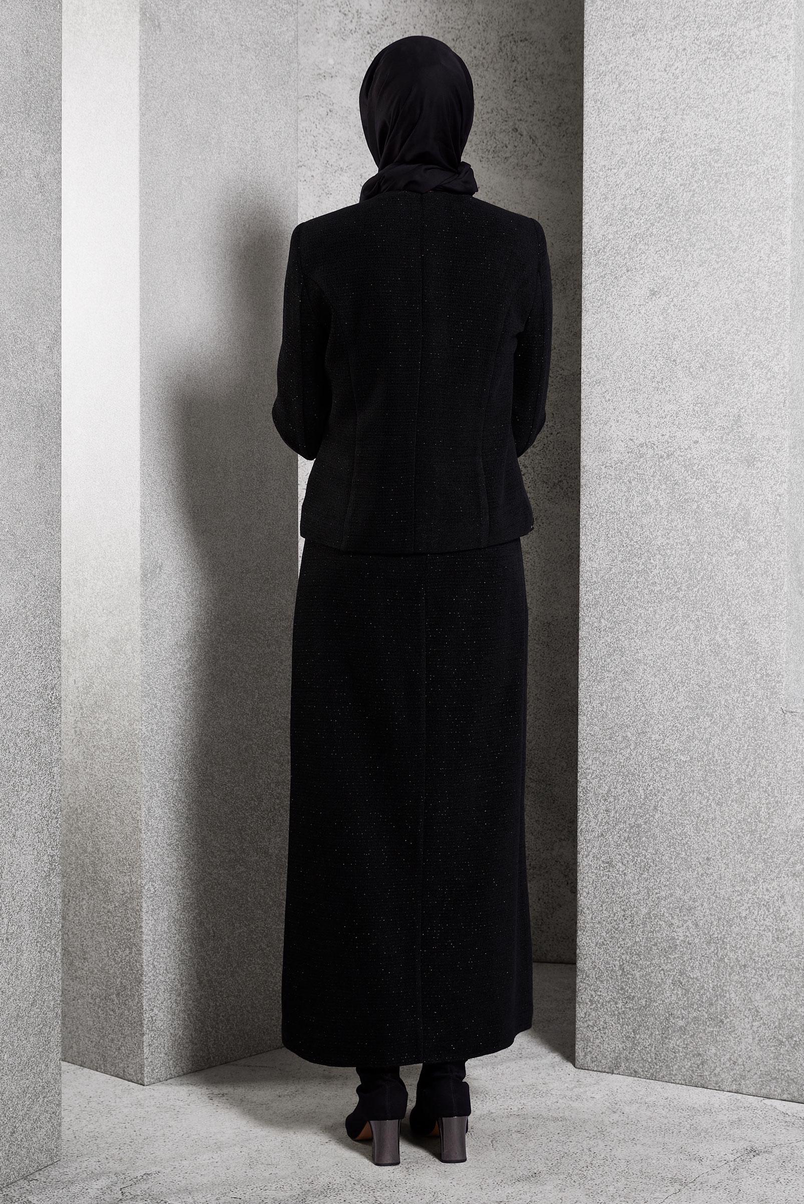 Vêtements hijab NOIR COSTUME À JUPE 30501