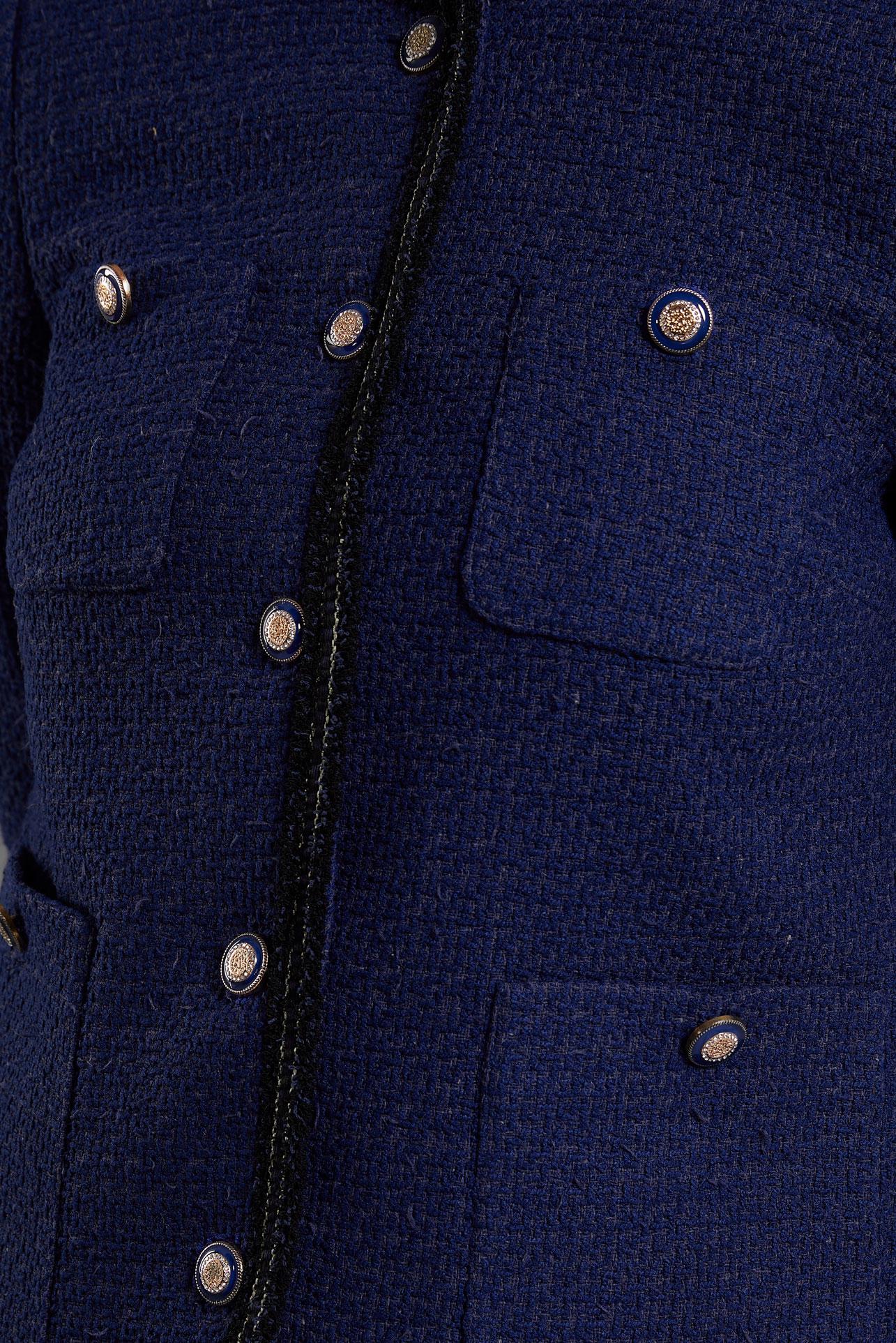 Vêtements hijab BLEU MARINE COSTUME À JUPE BOUTONNEE 30506