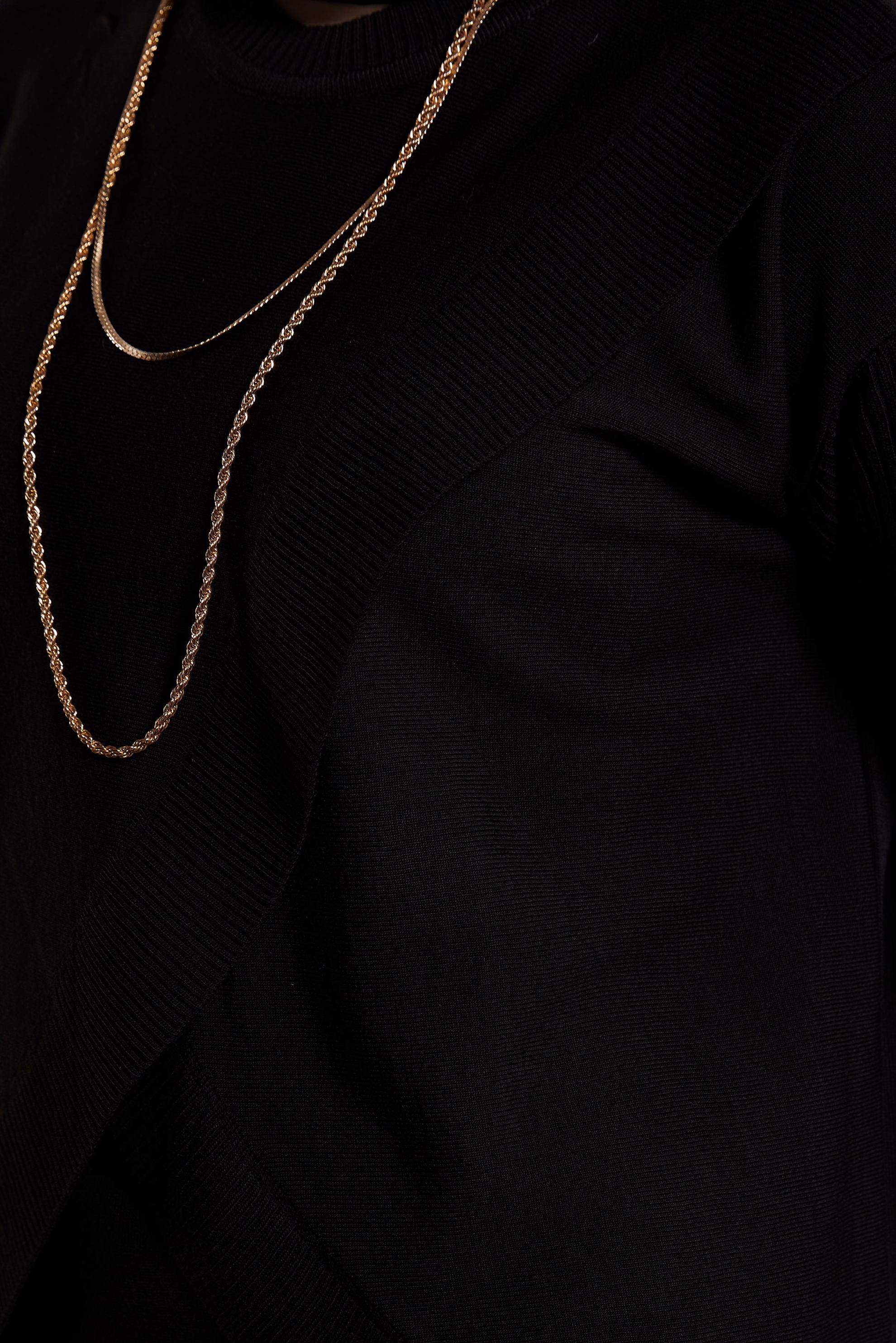 Tesettür giyim SİYAH BROŞ DETAYLI ETEKLİ TAKIM 44911