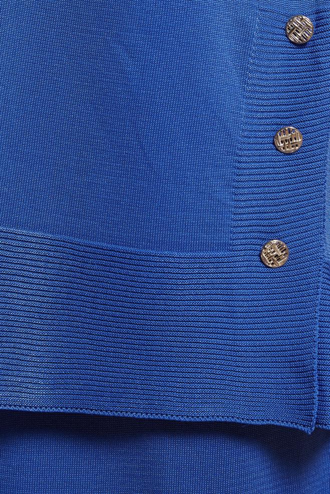 Vêtements hijab BLEU MARINE COSTUME EN TRICOT À JUPE 44959 - ALVİNA