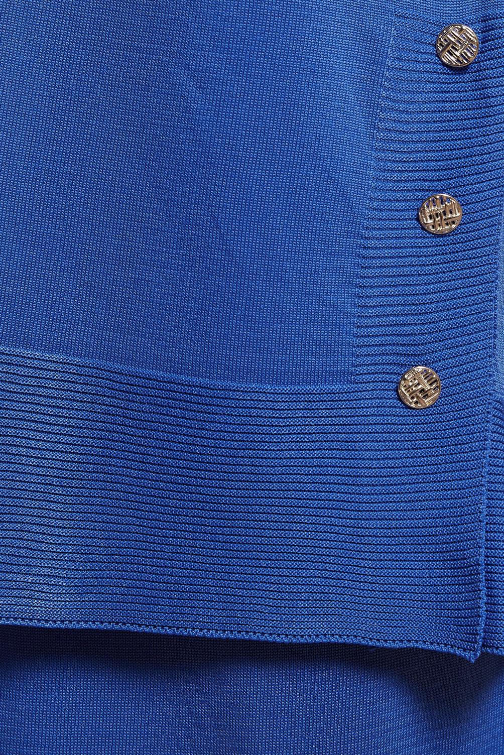 Hijab clothing NAVY BLUE SKIRTED KNITWEAR SUIT 44959