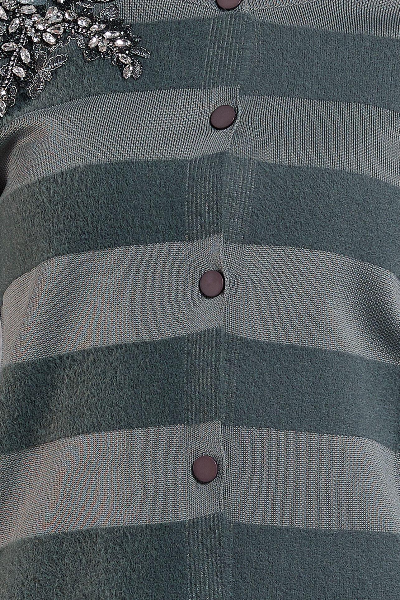 Vêtements hijab GRIS COSTUME JUPE AVEC BIJOU 44960