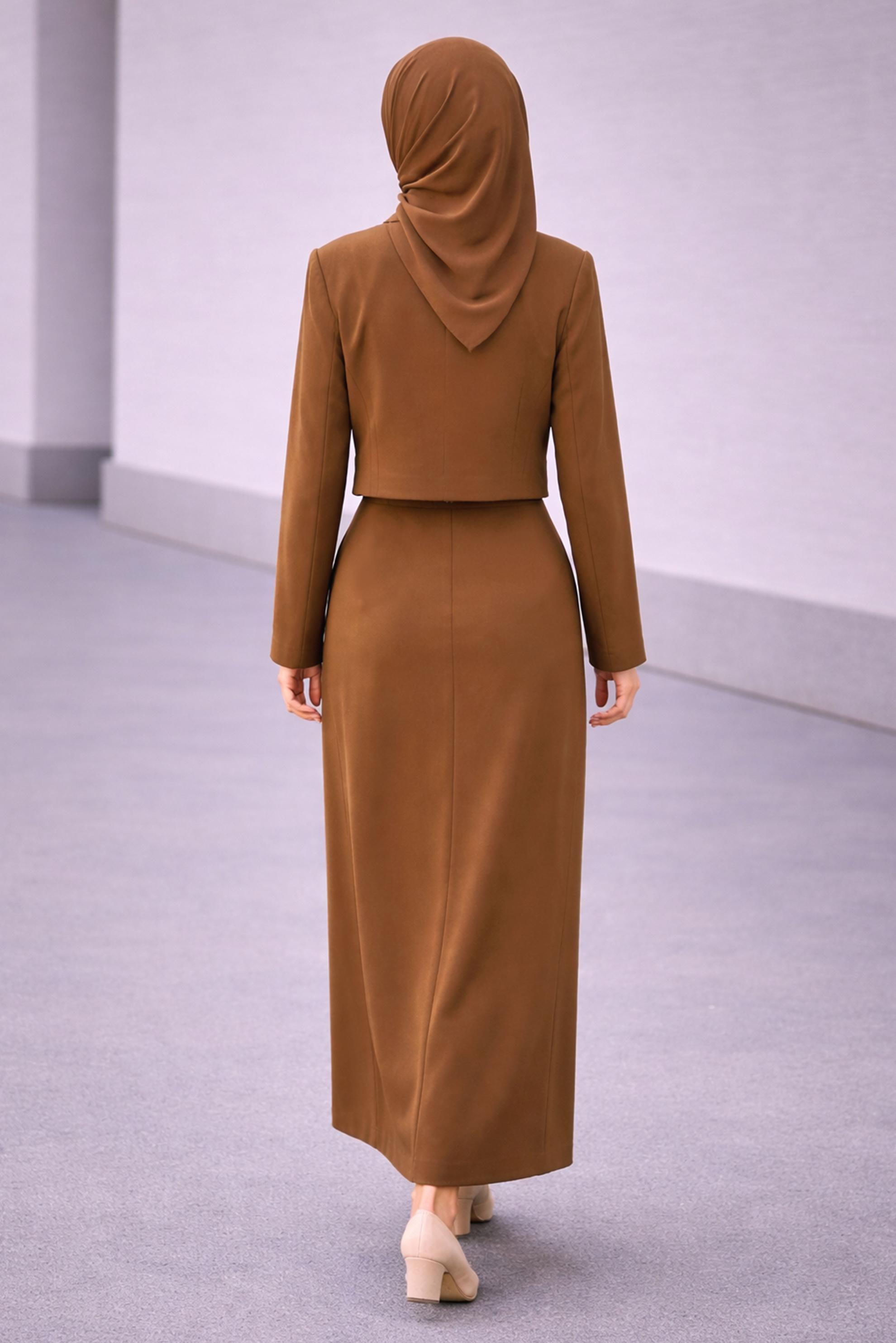 Hijab clothing TABA 45070 44102 2&prime;Lİ ETEKLİ TK. 38-42 TEK38