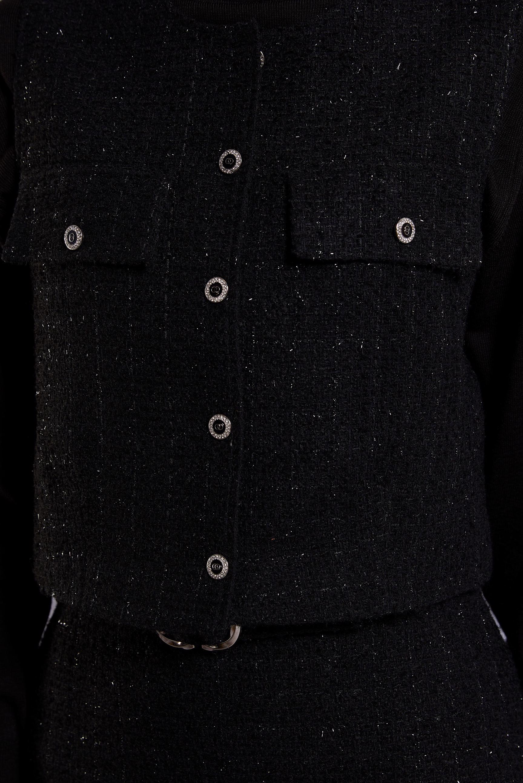 Tesettür giyim SİYAH ETEKLİ TÜVİT TAKIM 45140