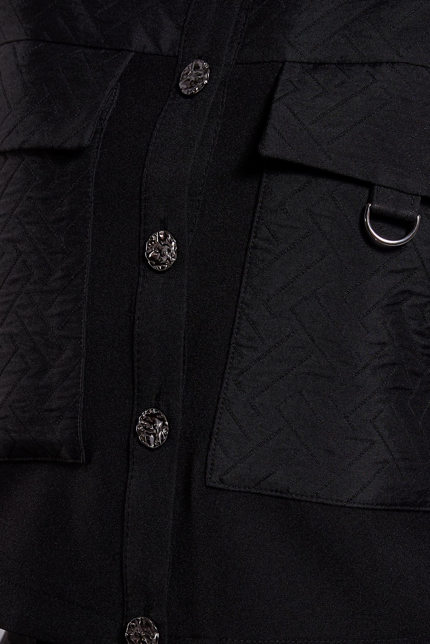 Vêtements hijab NOIR COSTUME À JUPE COL CHEMISE 45141