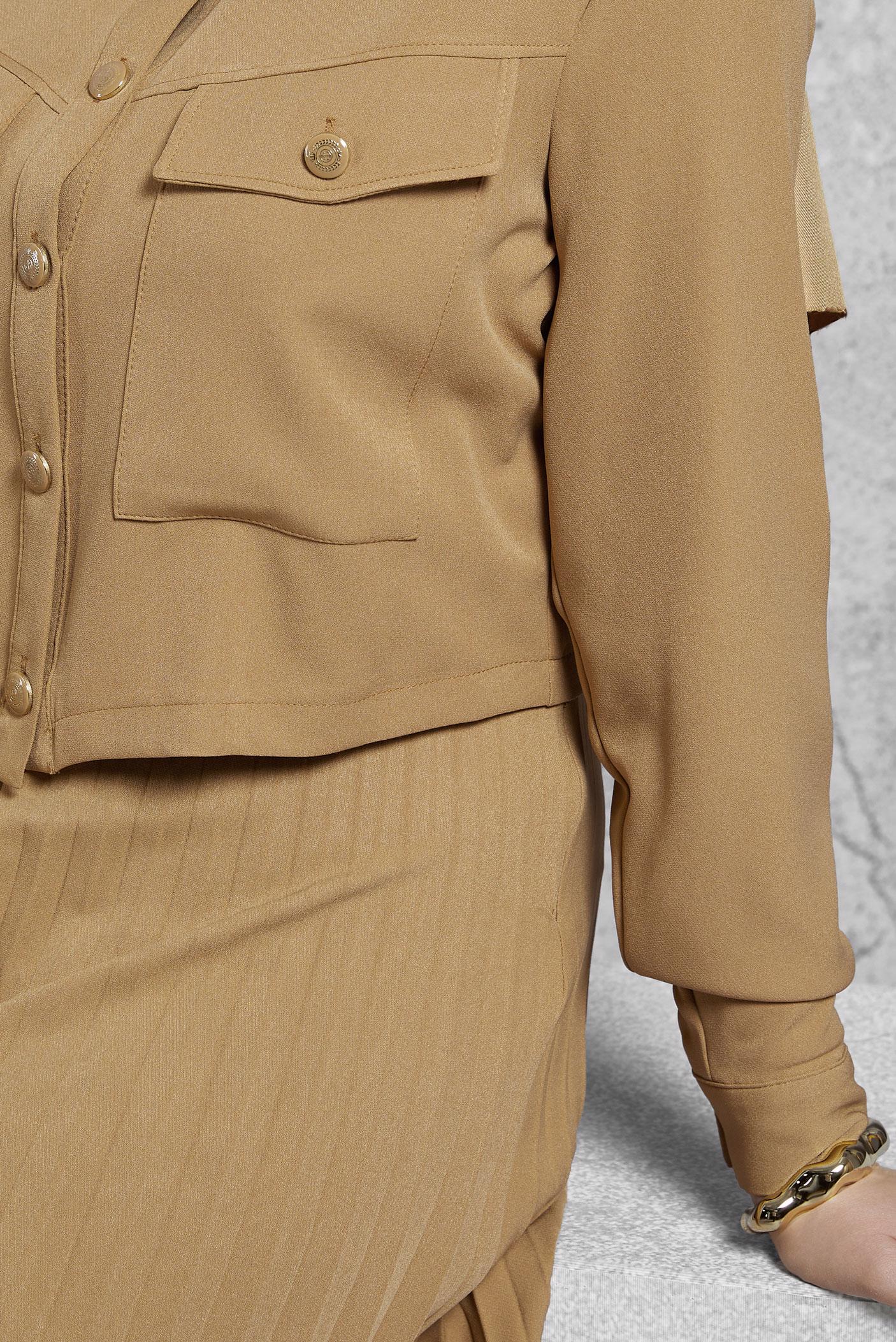 Vêtements hijab BRUN COSTUME À JUPE PLISSÉE 45170