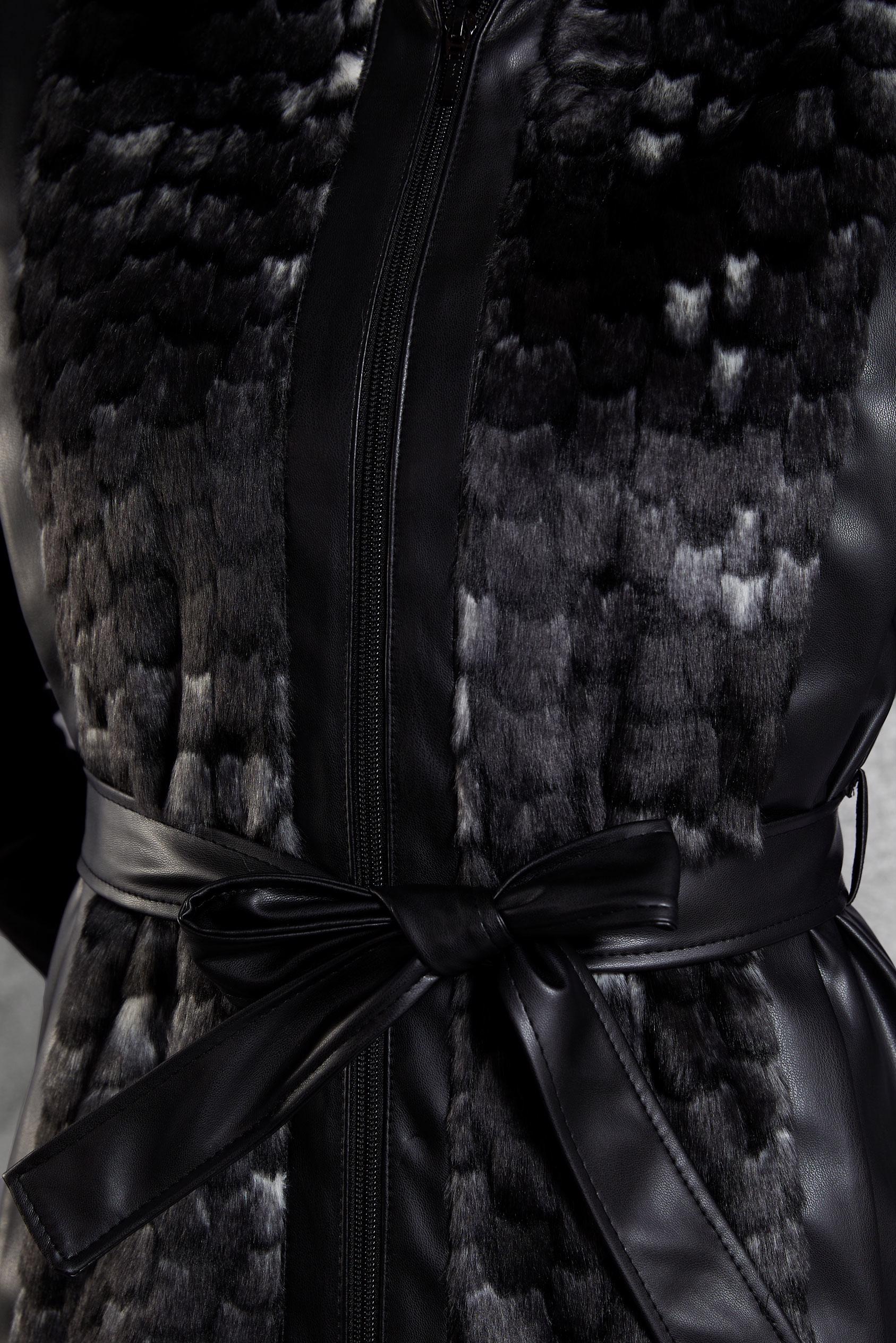 Vêtements hijab NOIR COSTUME À JUPE CEINTURÉE 45192 